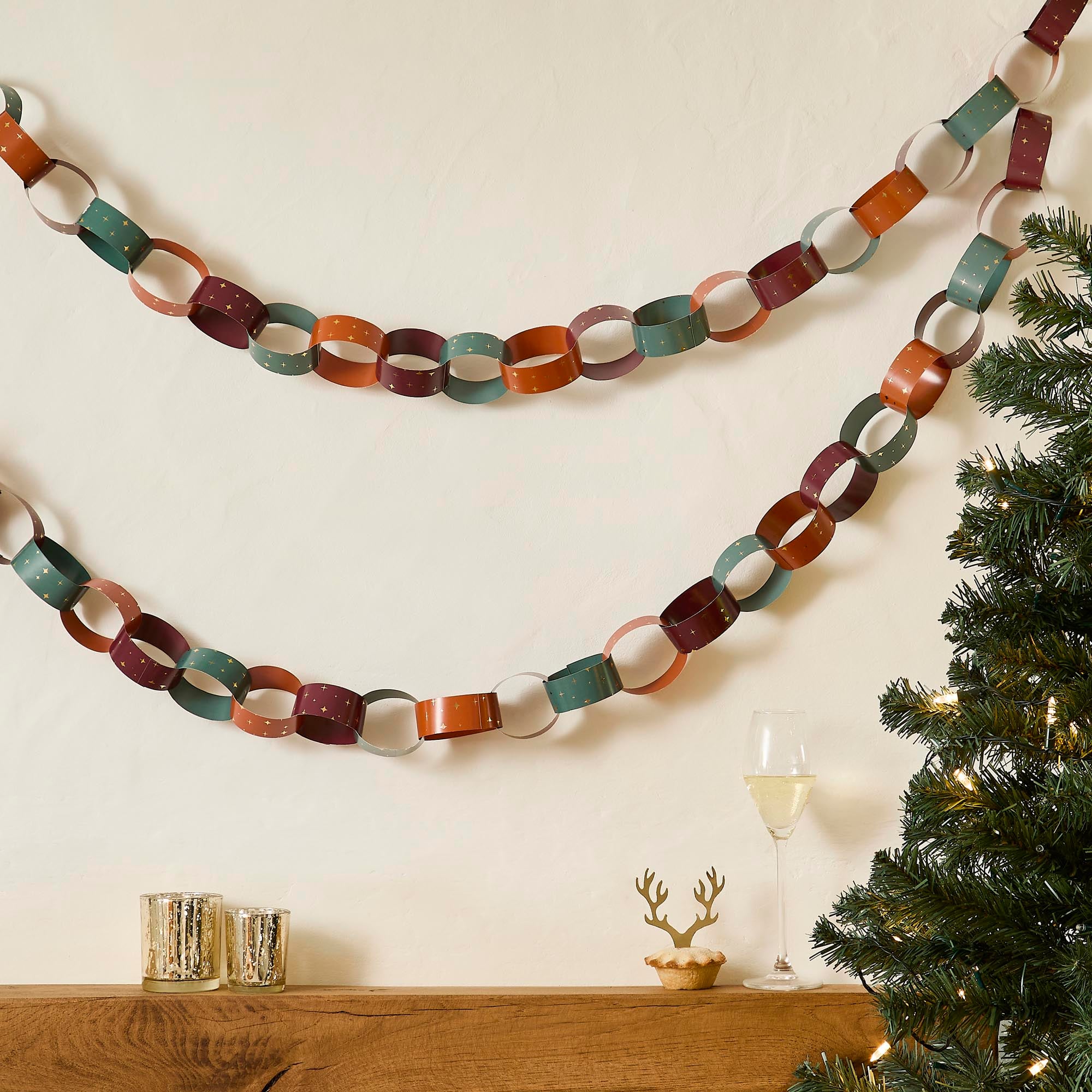 Star Paper Chains - Pack of 48