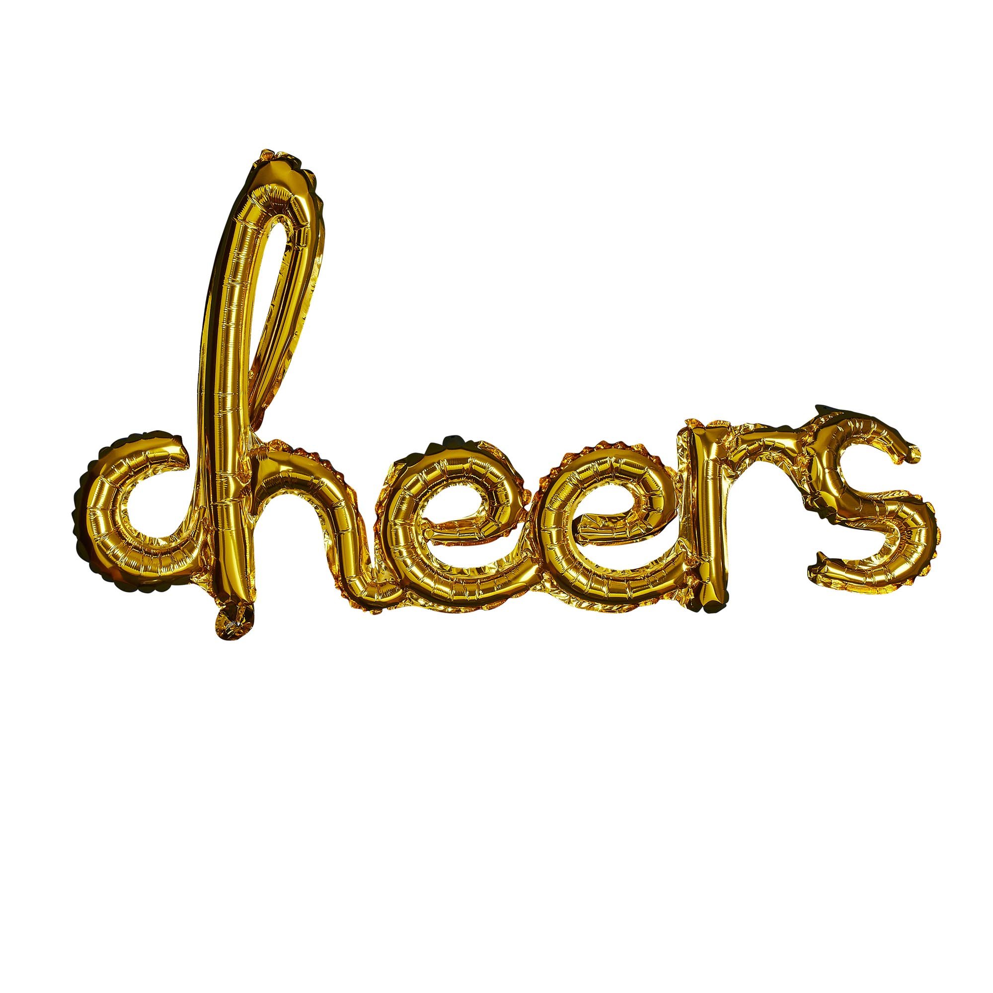 Gold Cheers Foil Balloon Garland 