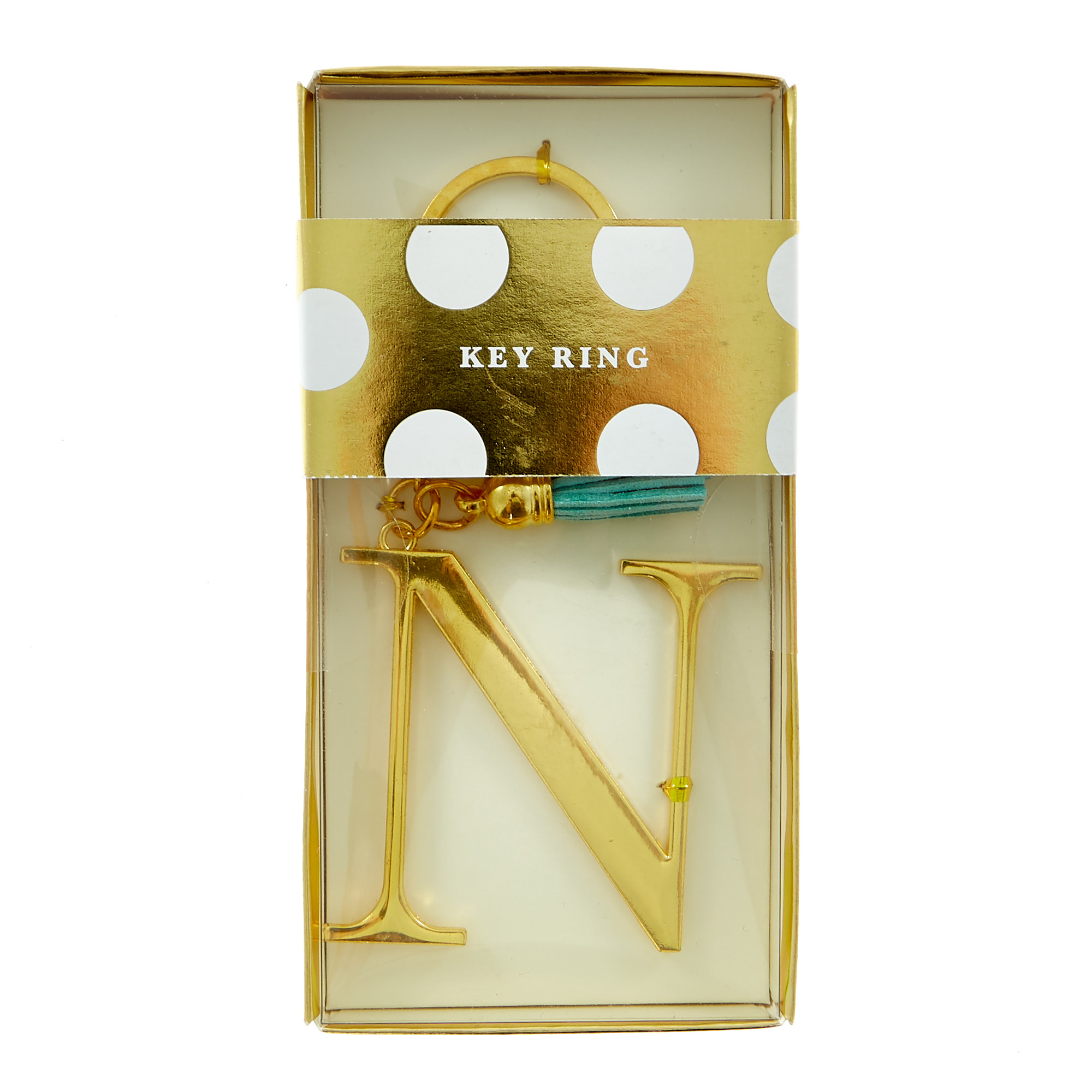 Letter N Key Ring