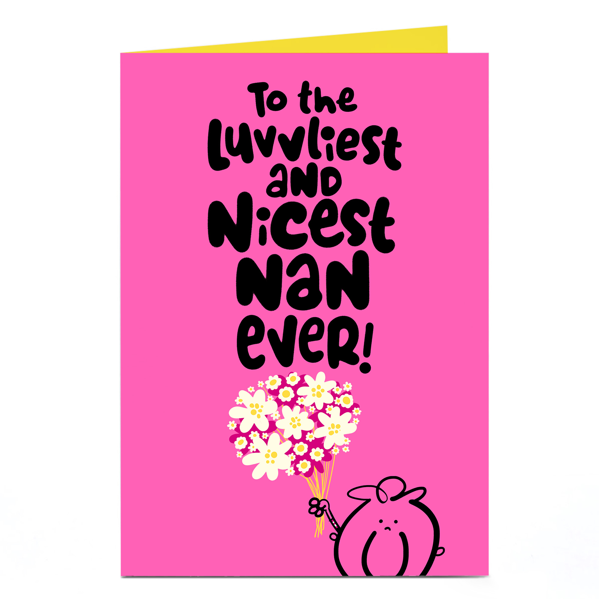 Fruitloops Personalised Birthday Card - Nicest Nan 