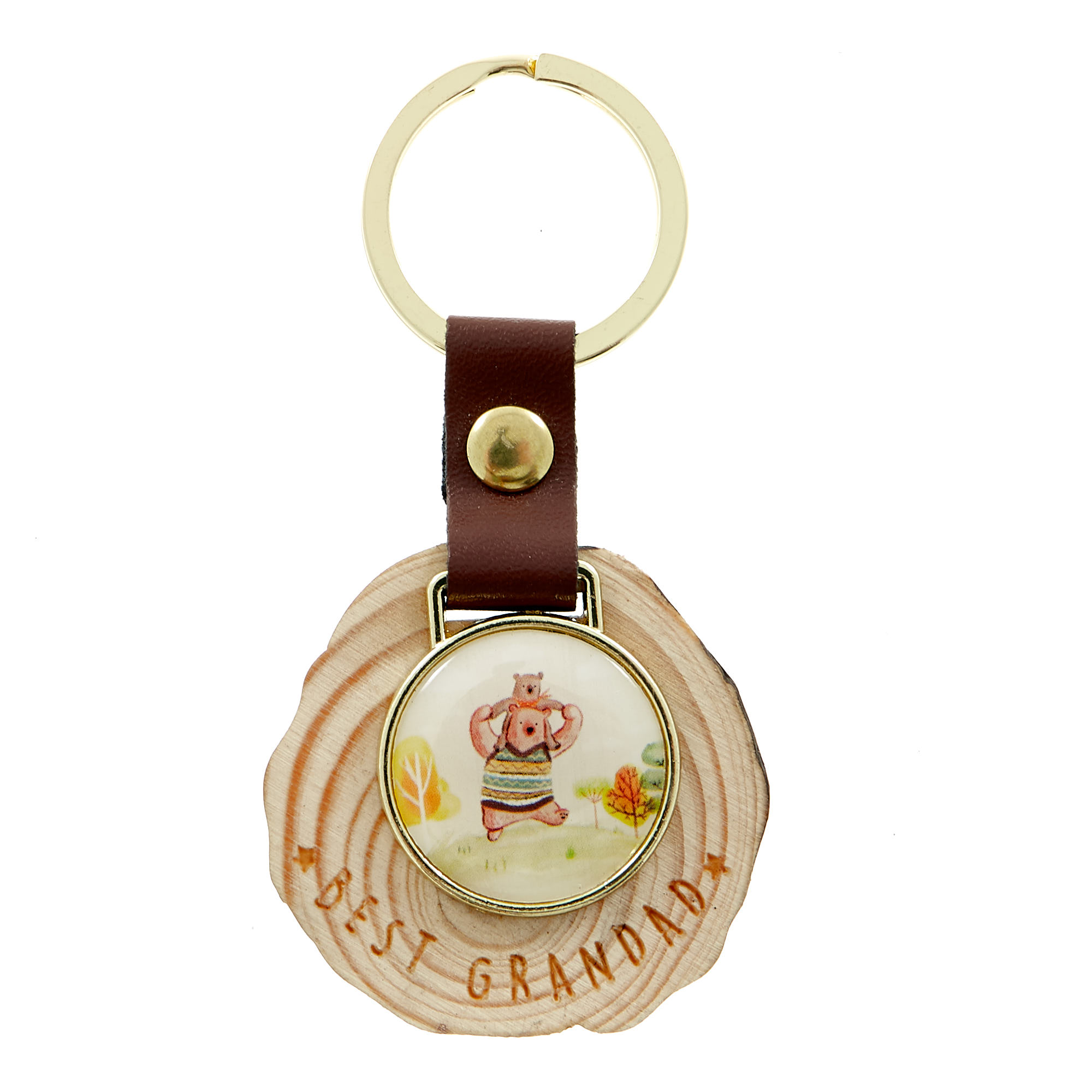Best Grandad Bear Keyring