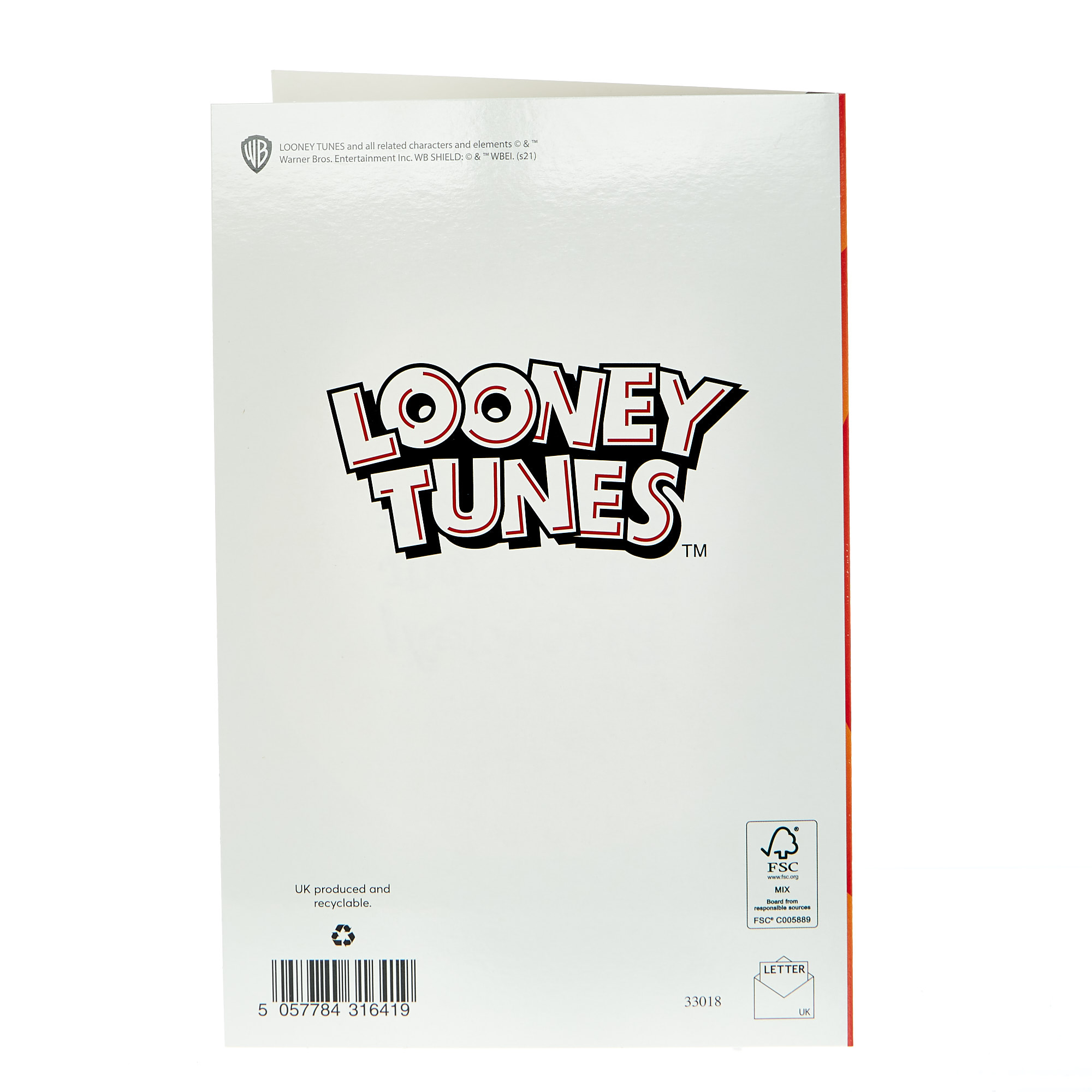 Looney Tunes Birthday Card - It's Party Time!
