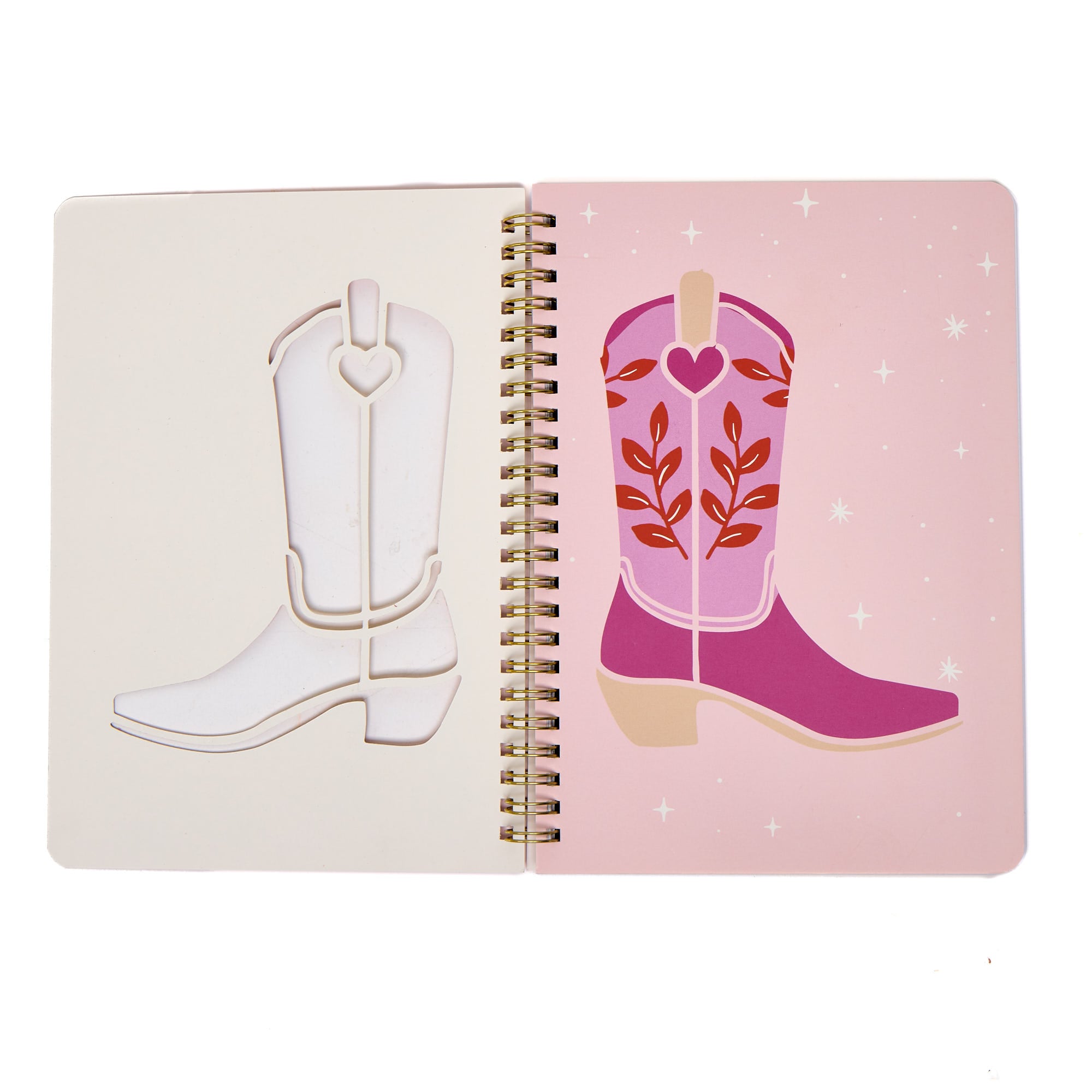 Cowgirl A5 Cutout Notebook
