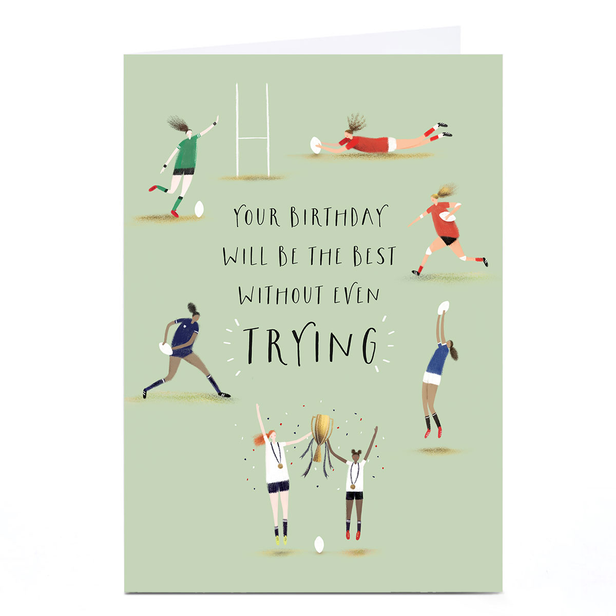Personalised Birthday Card - The Best Without Even Trying