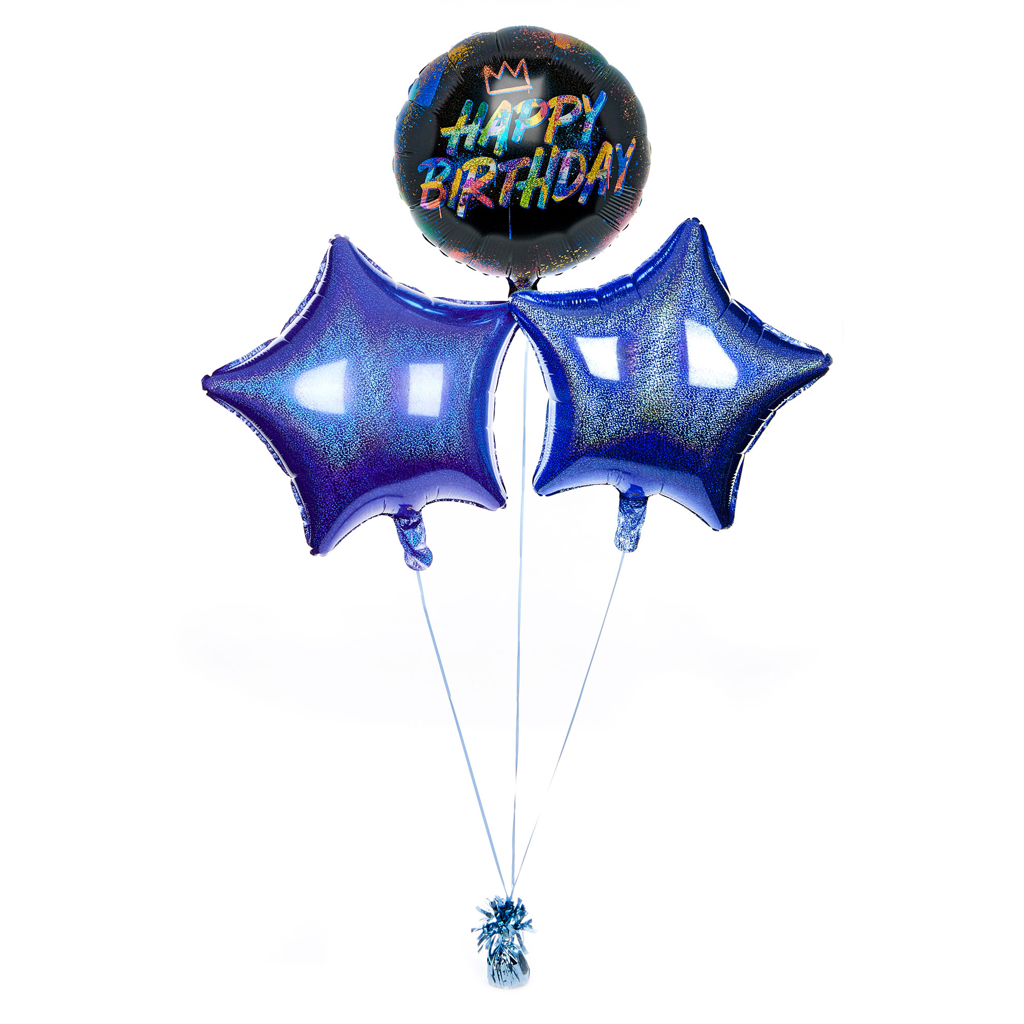 Graffiti Happy Birthday Balloon Bouquet - DELIVERED INFLATED!
