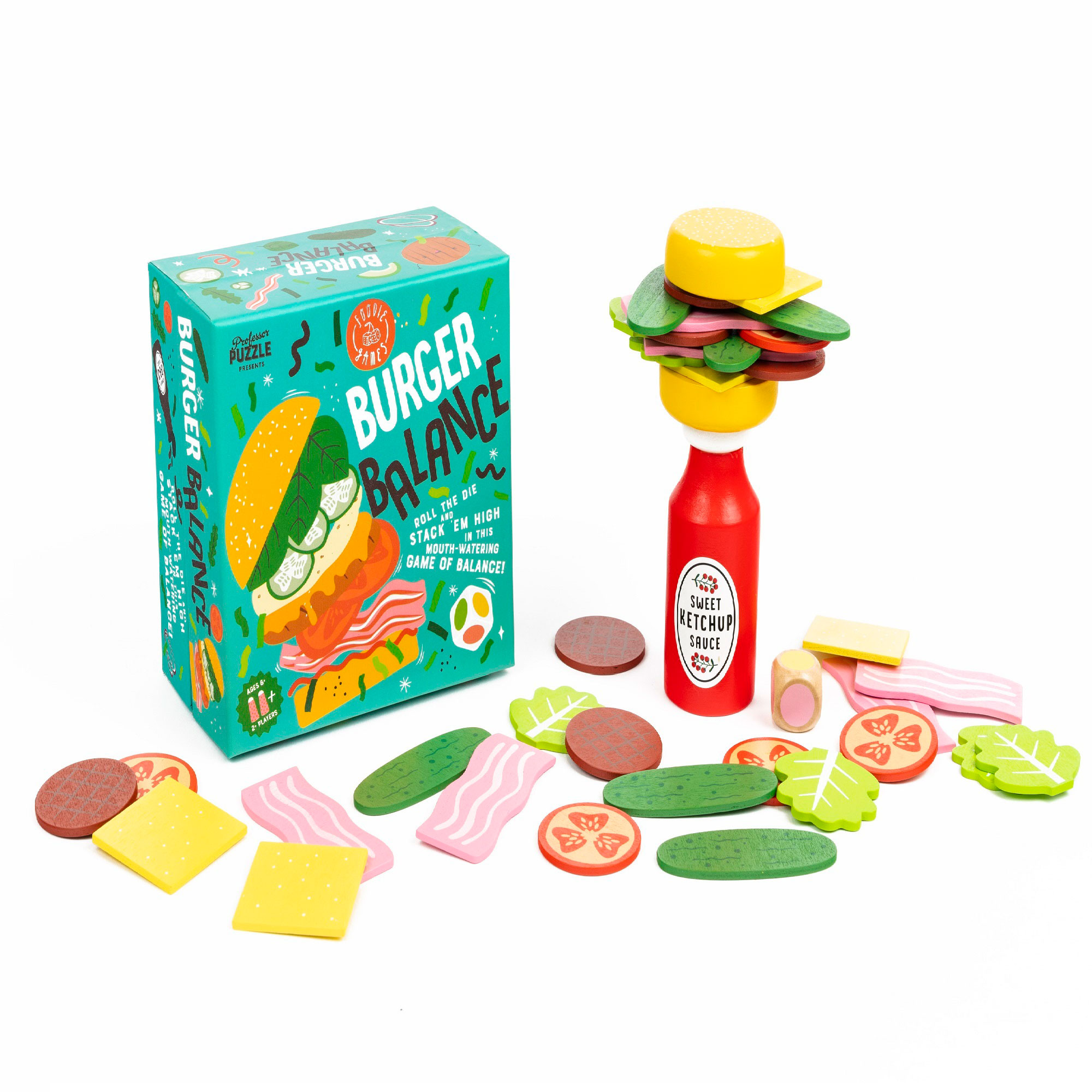 Professor Puzzle Burger Balance Game
