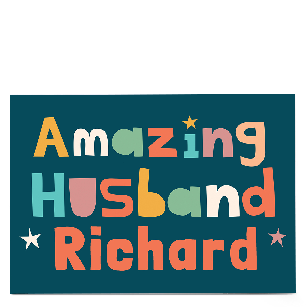 Personalised Hello Munki Card - Amazing Husband