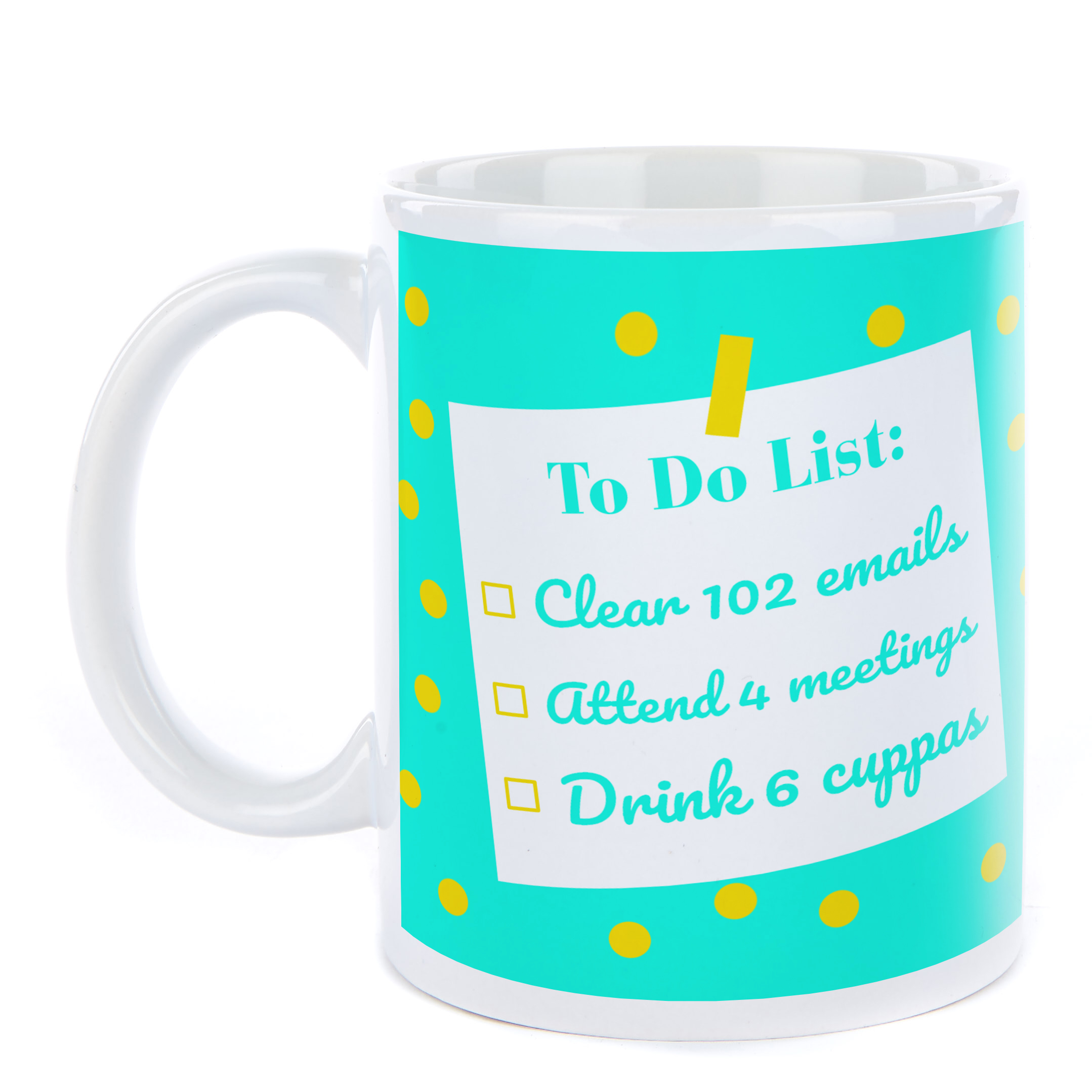 Personalised Mug - Working From Home To Do List