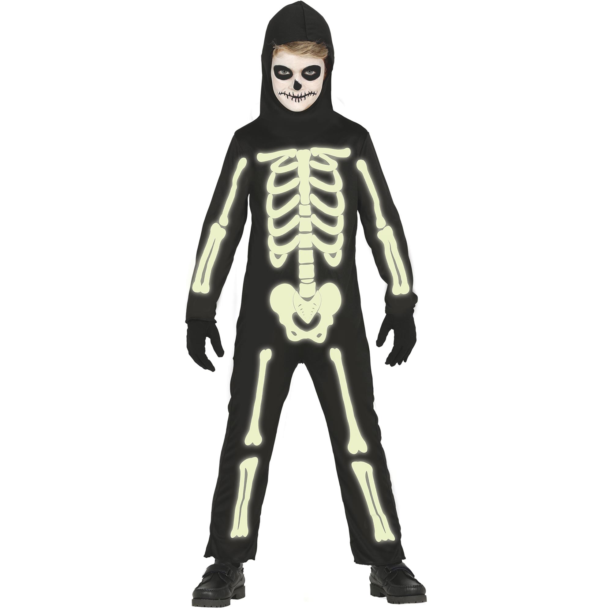 Glow in the Dark Skeleton Children's Fancy Dress Costume 
