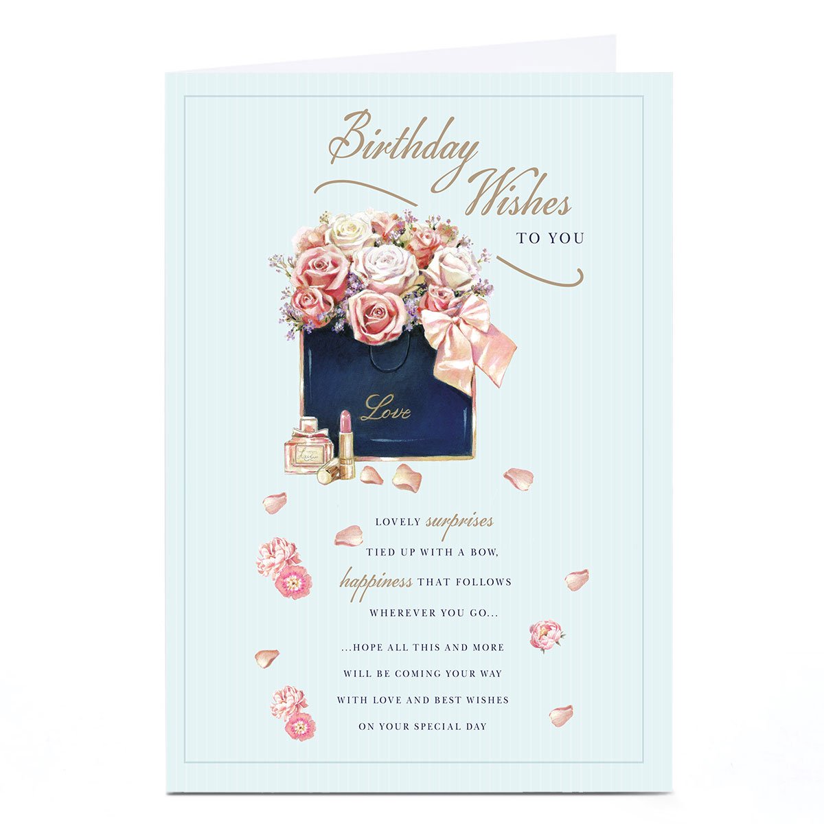 Personalised Birthday Card - Birthday Wishes To You