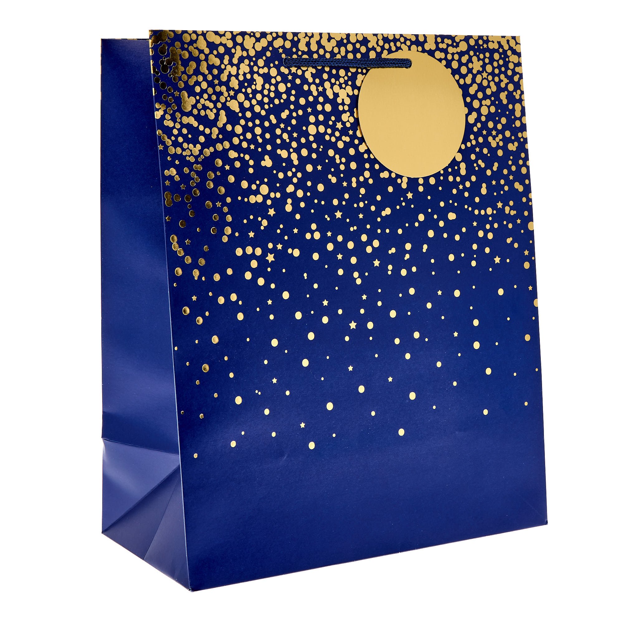 Blue Speckle Large Portrait Gift Bag - Multipack of 4