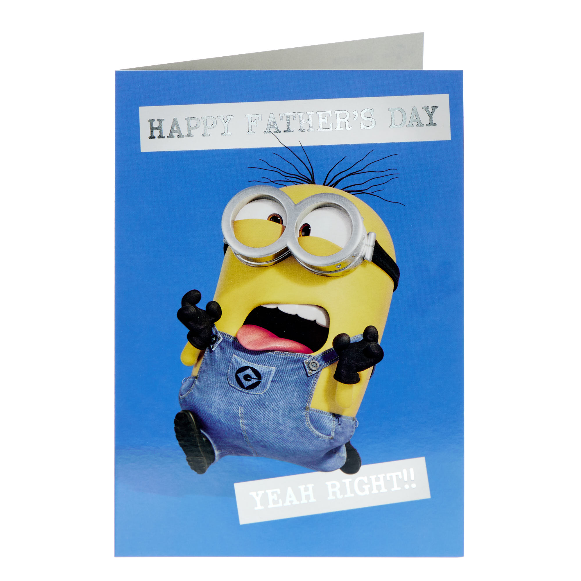 Minions Yeah Right Father's Day Card