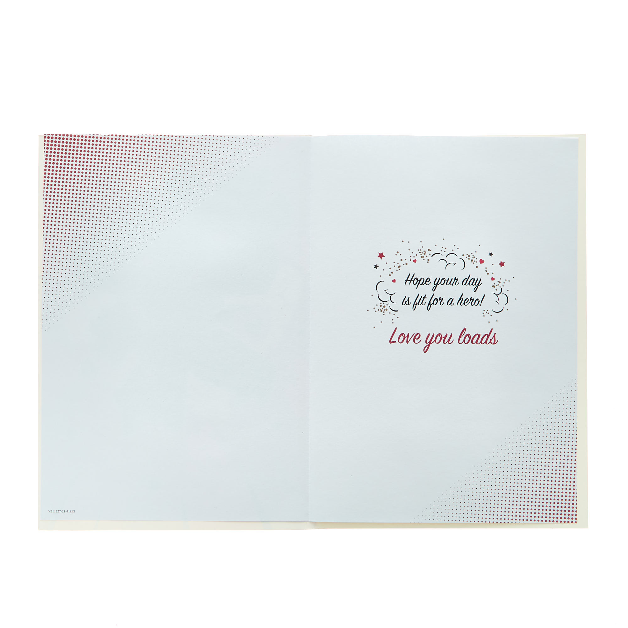 Valentine's Day Card - To A Super Son