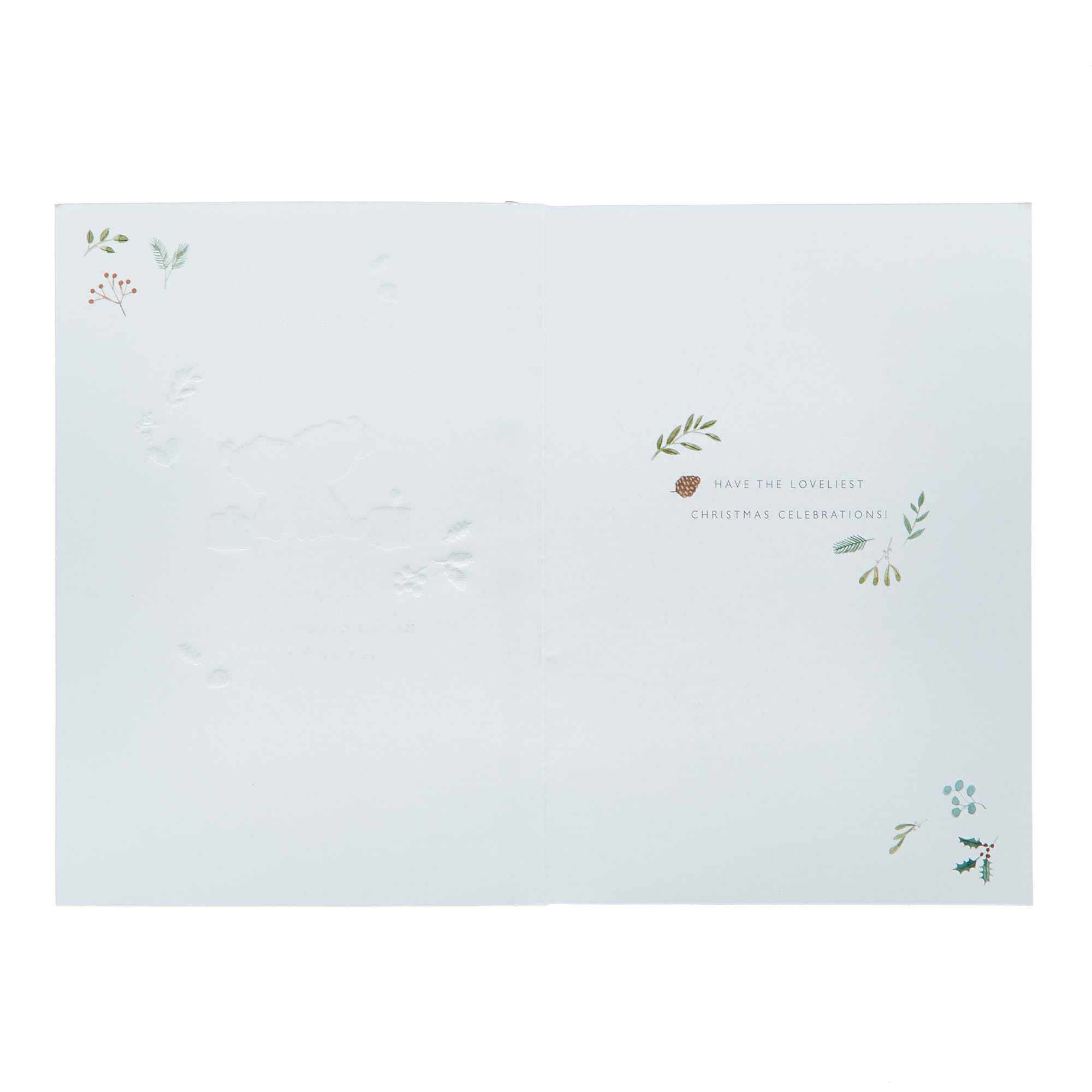 Christmas Card - Brother & Girlfriend Bear Couple