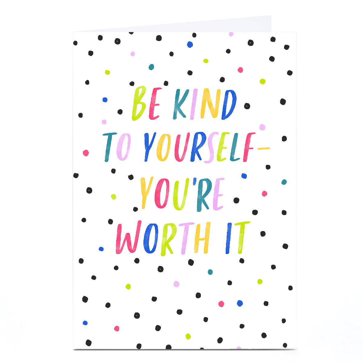 Personalised Card - Be Kind to Yourself