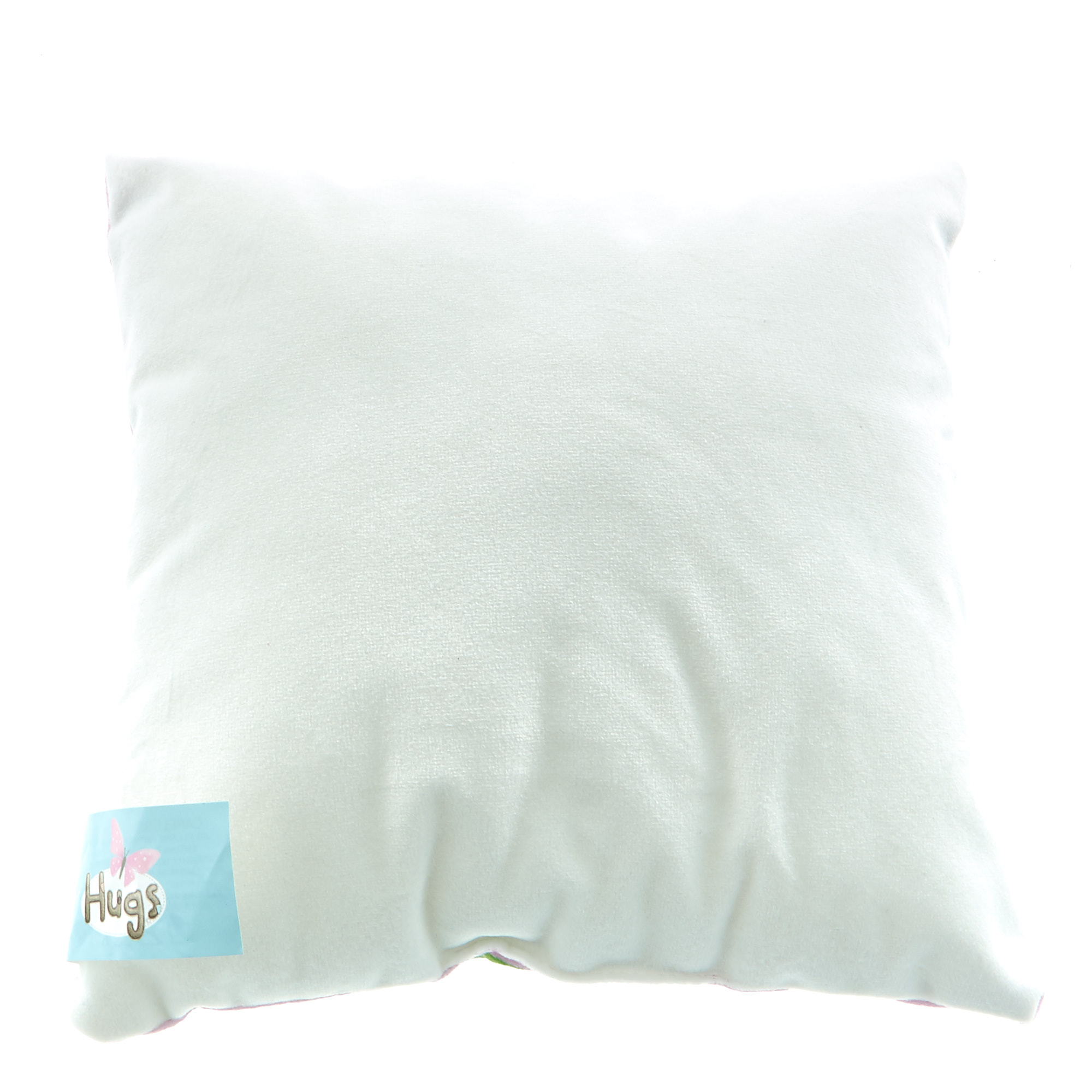 Square Hugs Bear & Heart Cushion