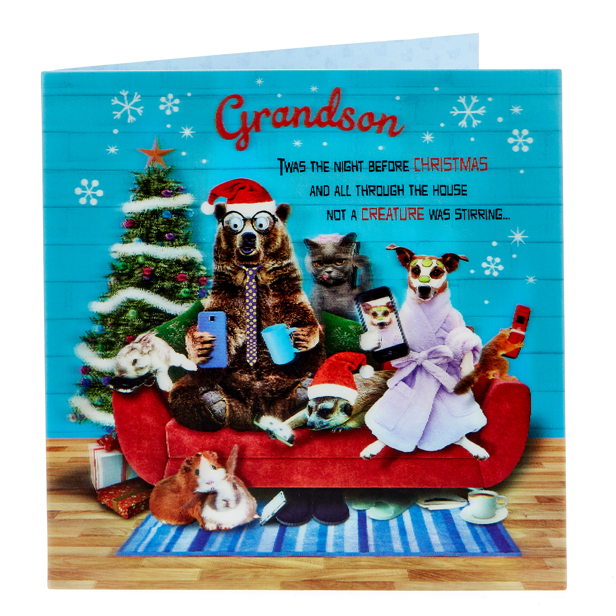Boutique Collection Christmas Card - Grandson Cracker
