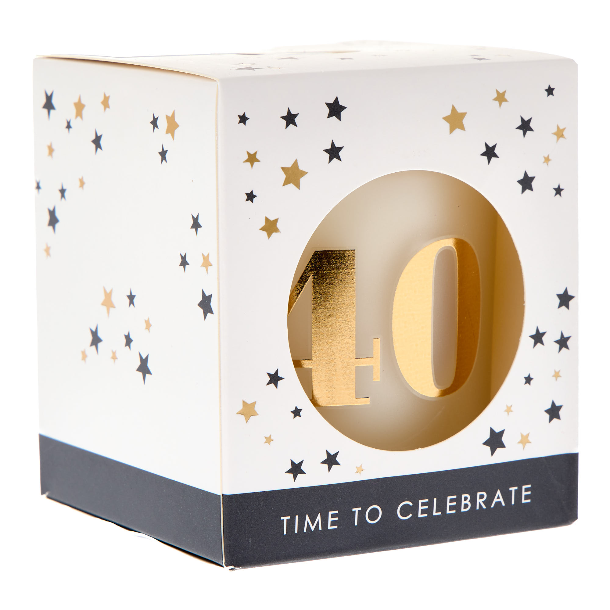 40th Birthday Pomegranate Scented Candle