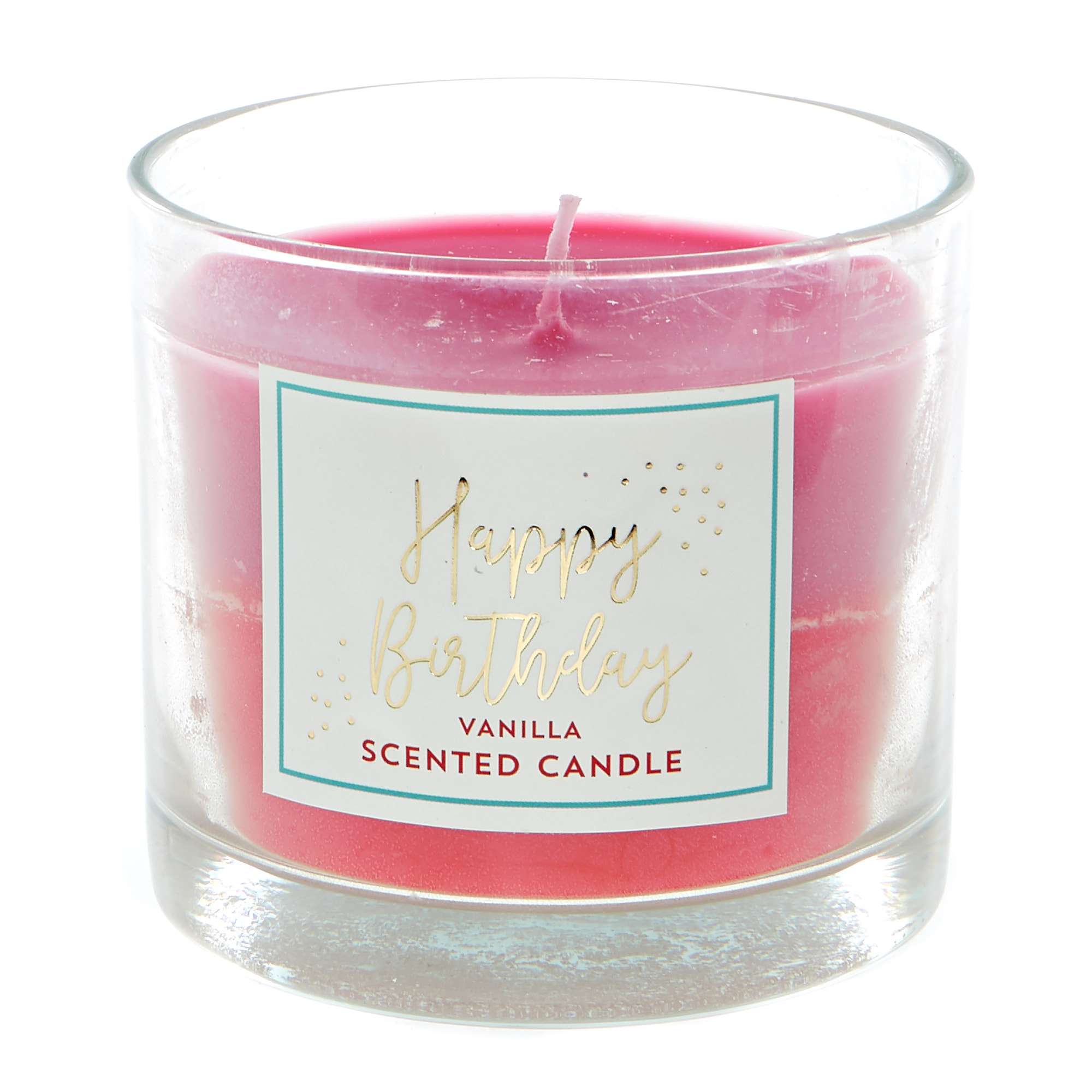 Happy Birthday Vanilla Scented Celebration Candle