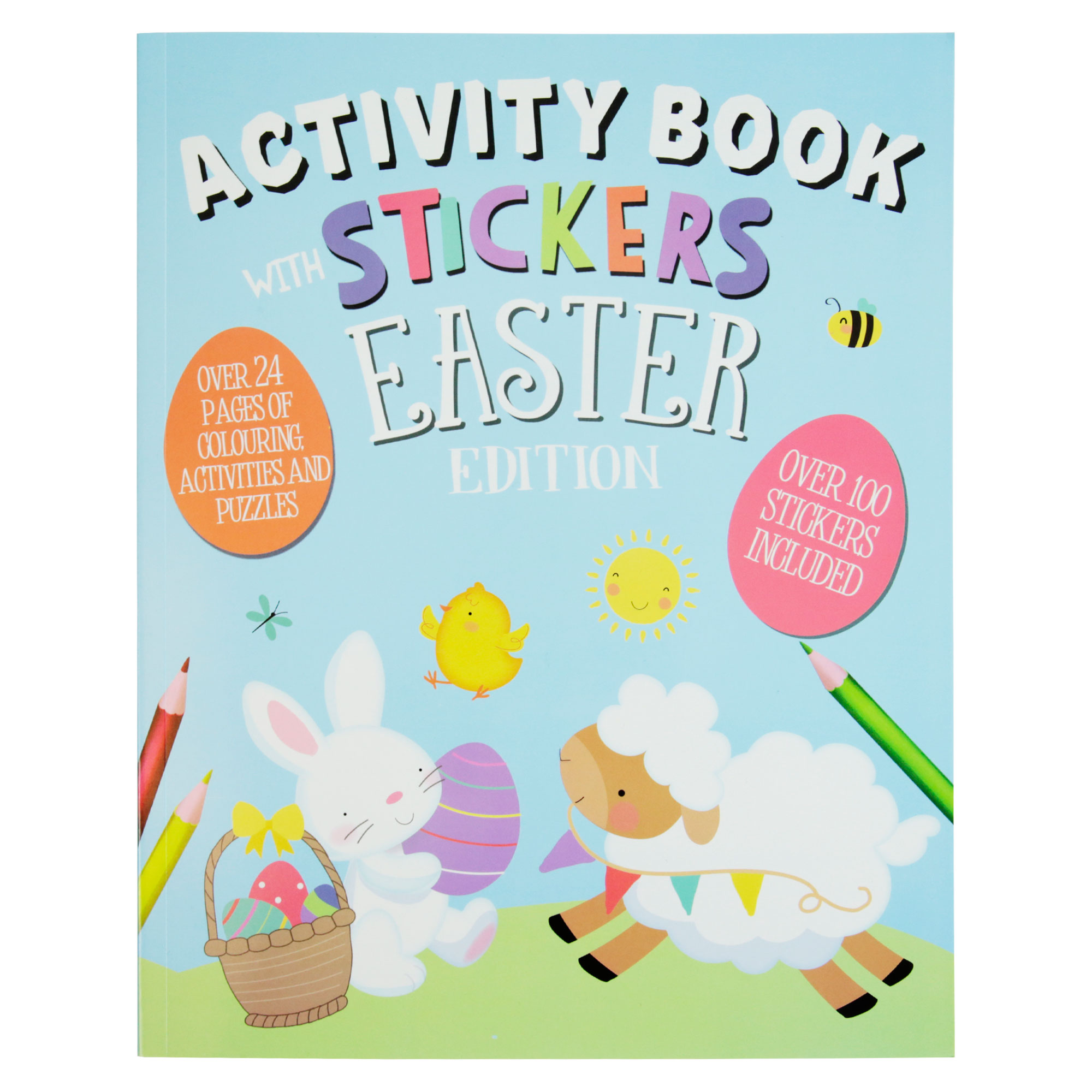 Children's Easter Activity Book & Stickers (BLUE)