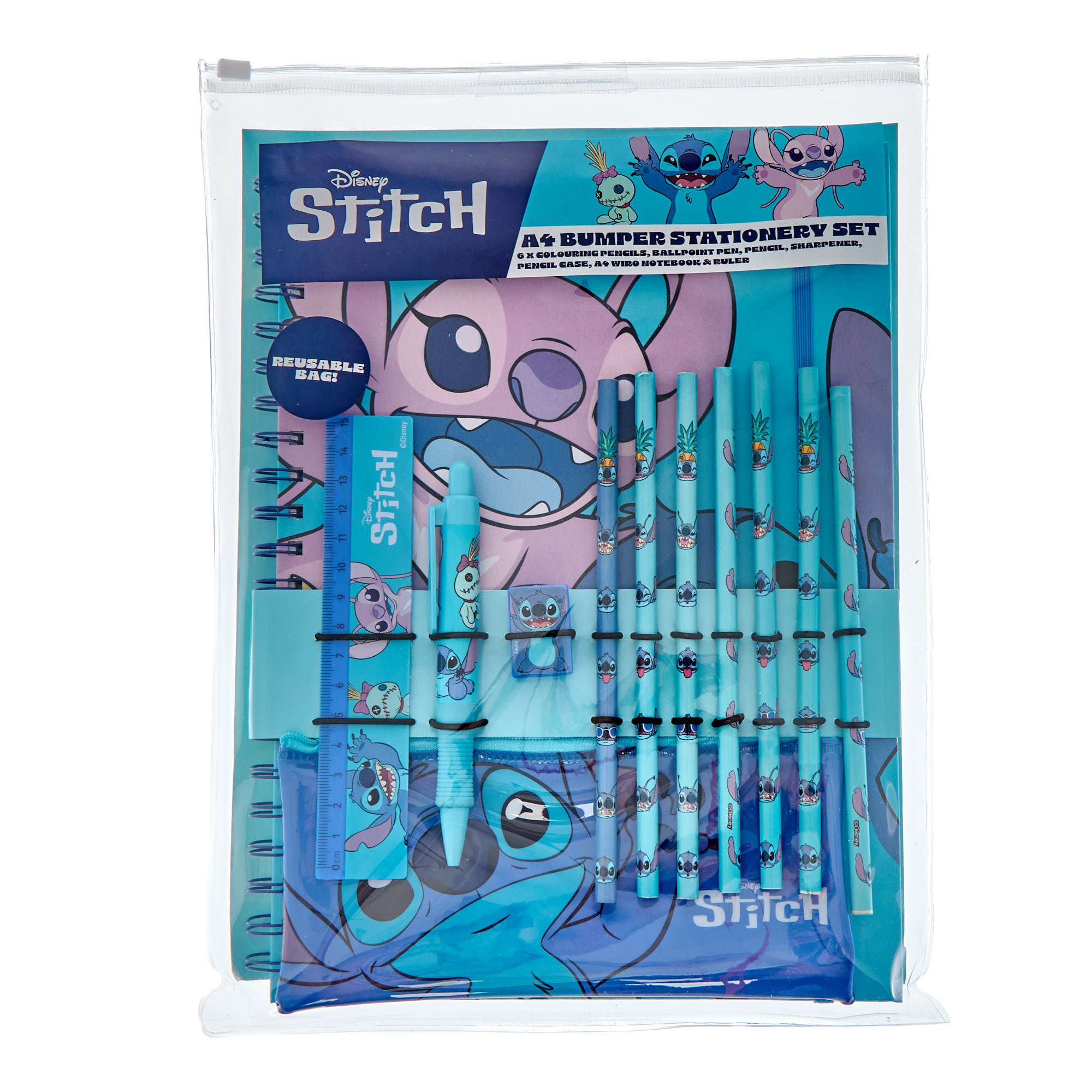 Stitch A4 Bumper Stationery Set