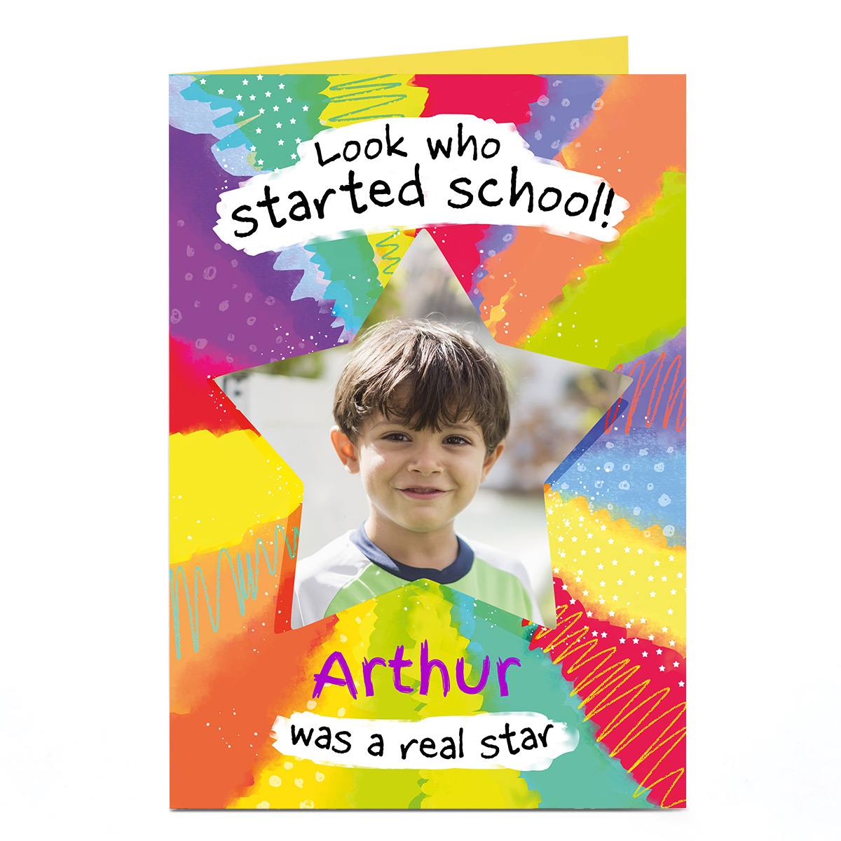 Photo Card - Look Who's Started School!