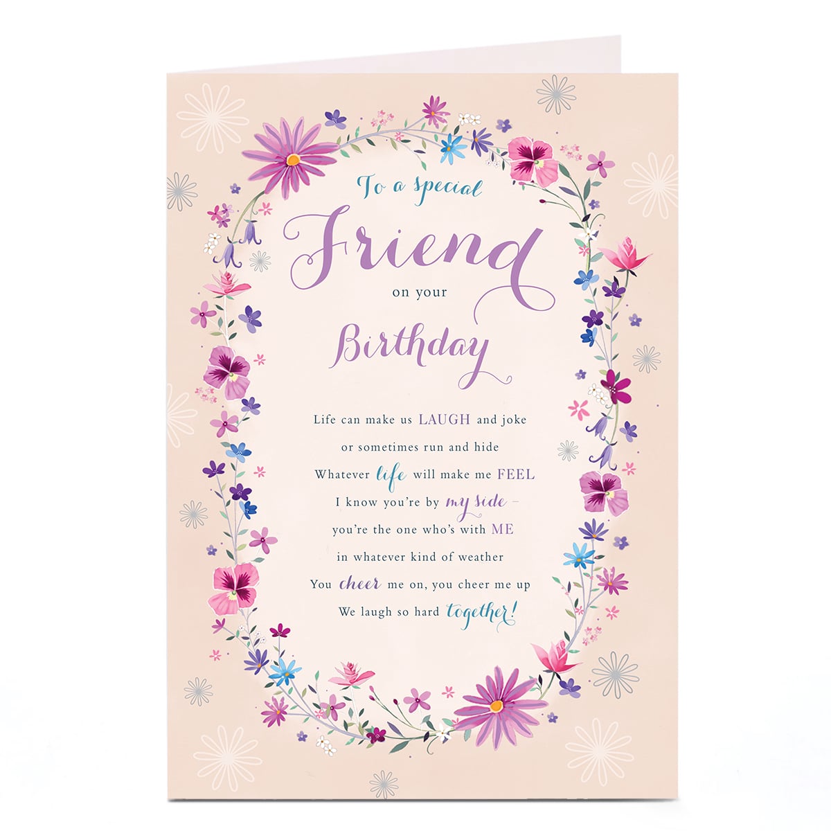 Birthday Card - To A Special Friend On Your Birthday