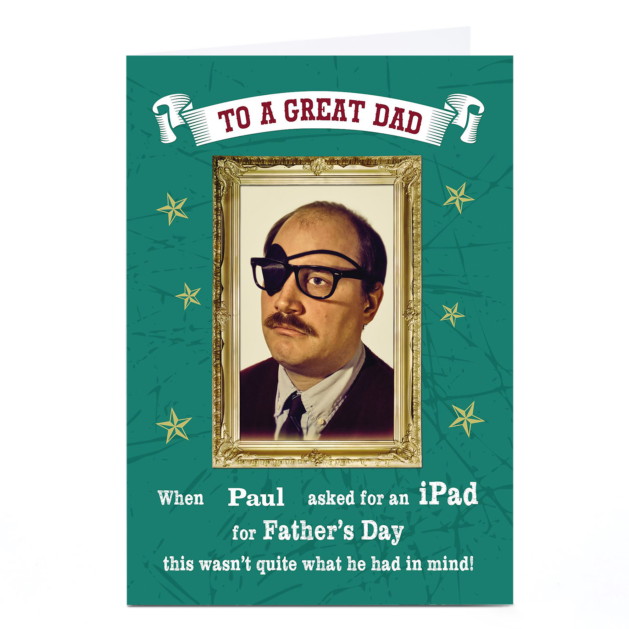 Personalised Father's Day Card - A Great Dad