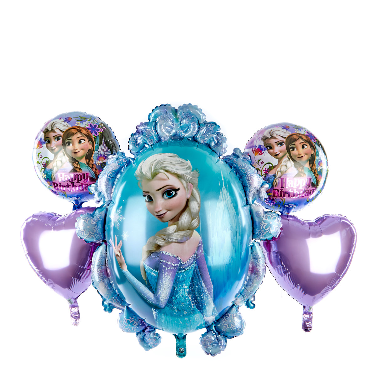 Disney's Frozen Foil Birthday Balloon Bundle (Deflated)