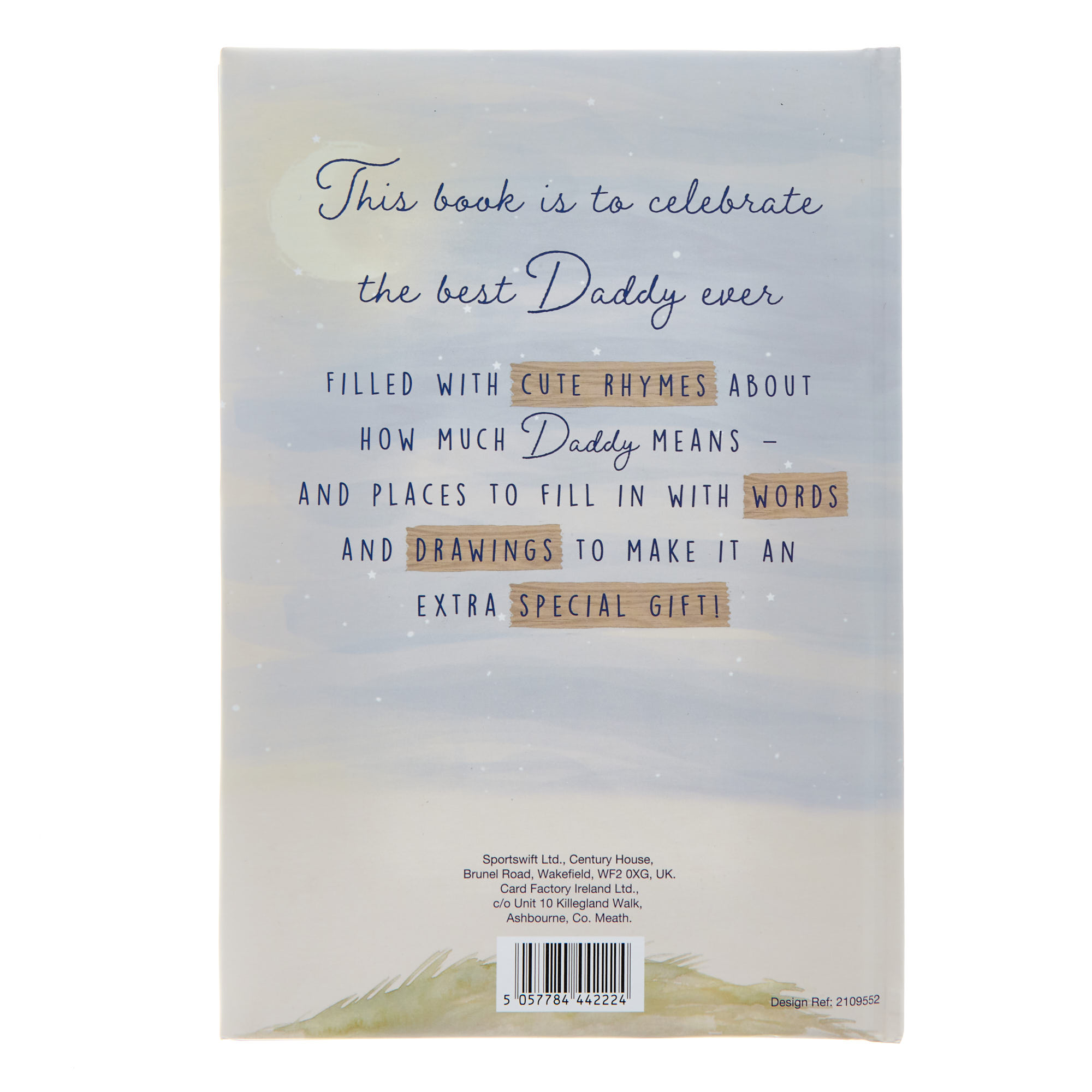 Especially For Daddy Personalised Book