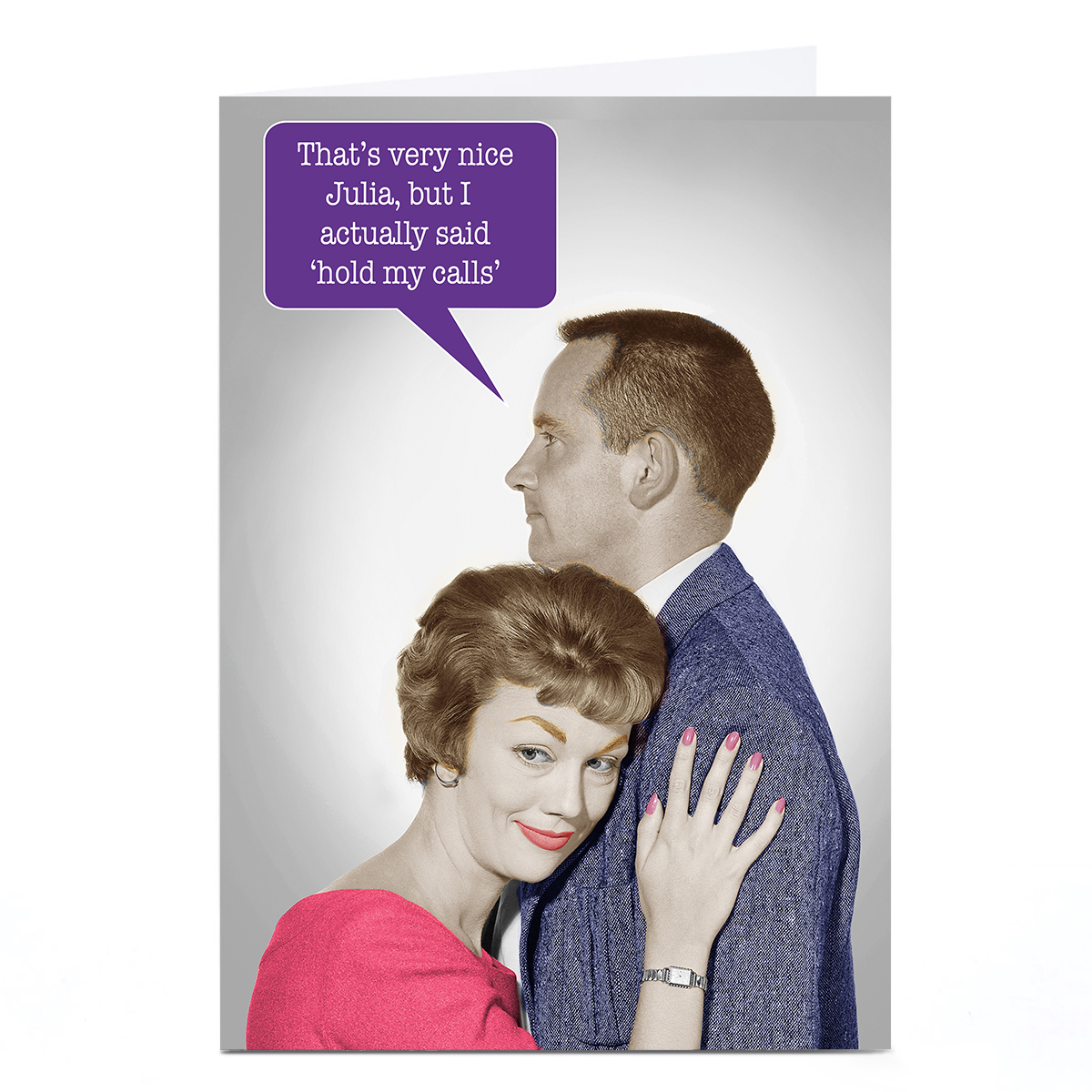 Personalised Any Occasion Card - Hold My Calls
