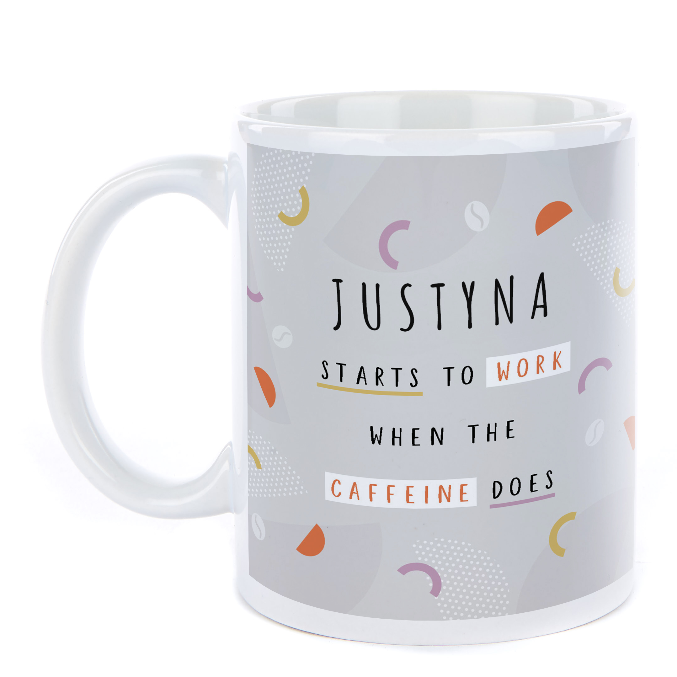 Photo Mug - Work When The Caffeine Does