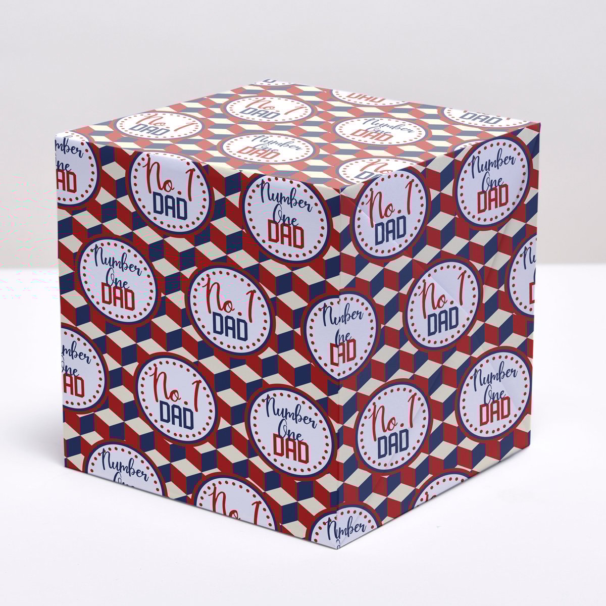 No1 Dad Wrapping Paper - One Sheet 64 x 45cm