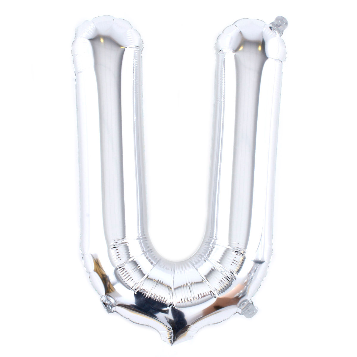 Silver Letter U Air-Inflated Balloon