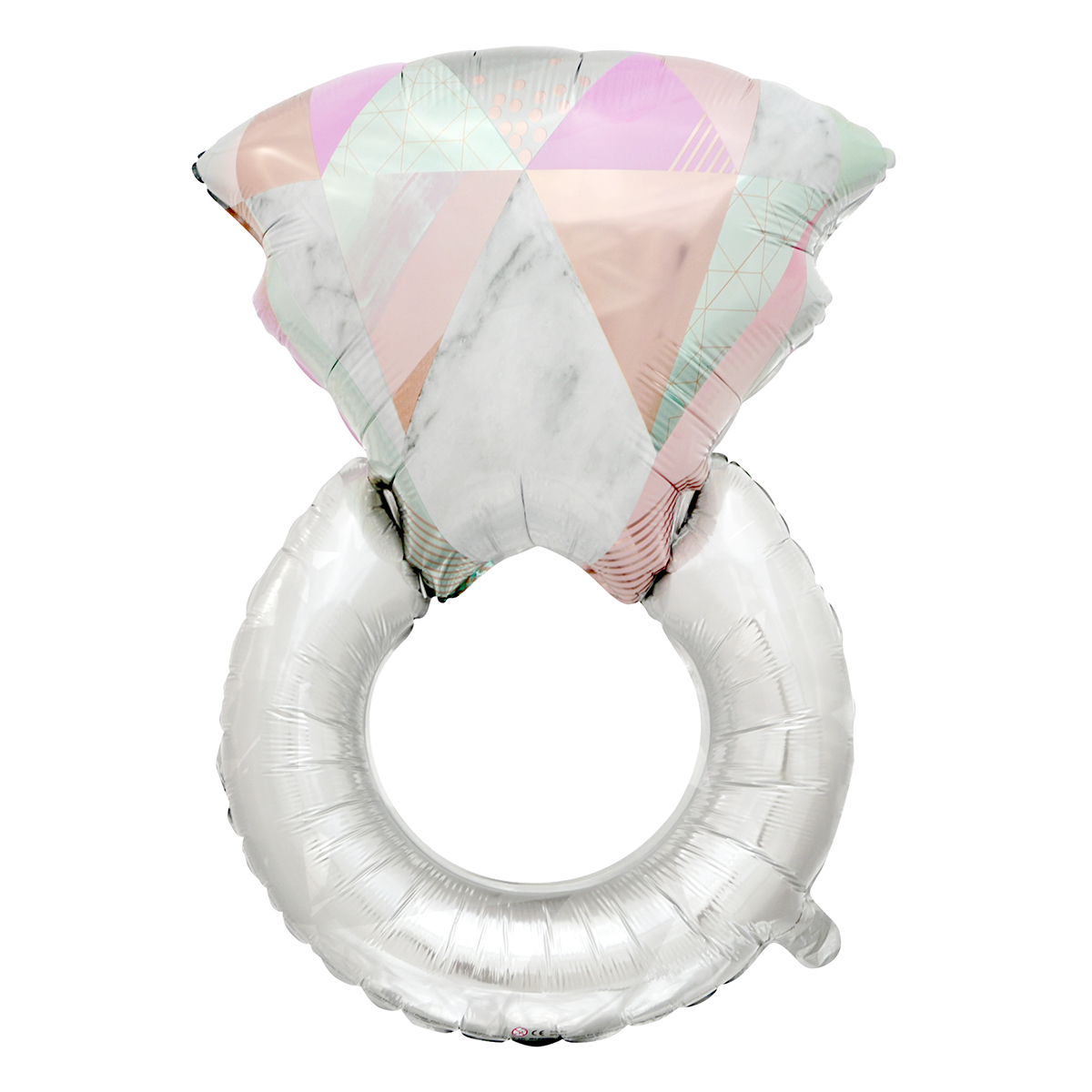 Giant Engagement Ring 31-Inch Foil Helium Balloon