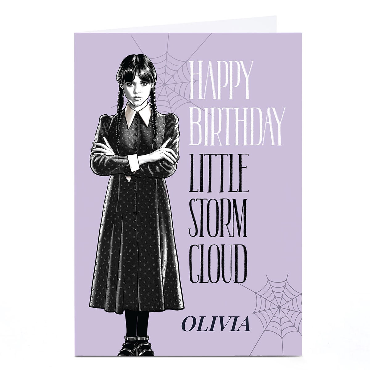Personalised Birthday Card - Little Storm Cloud with Name
