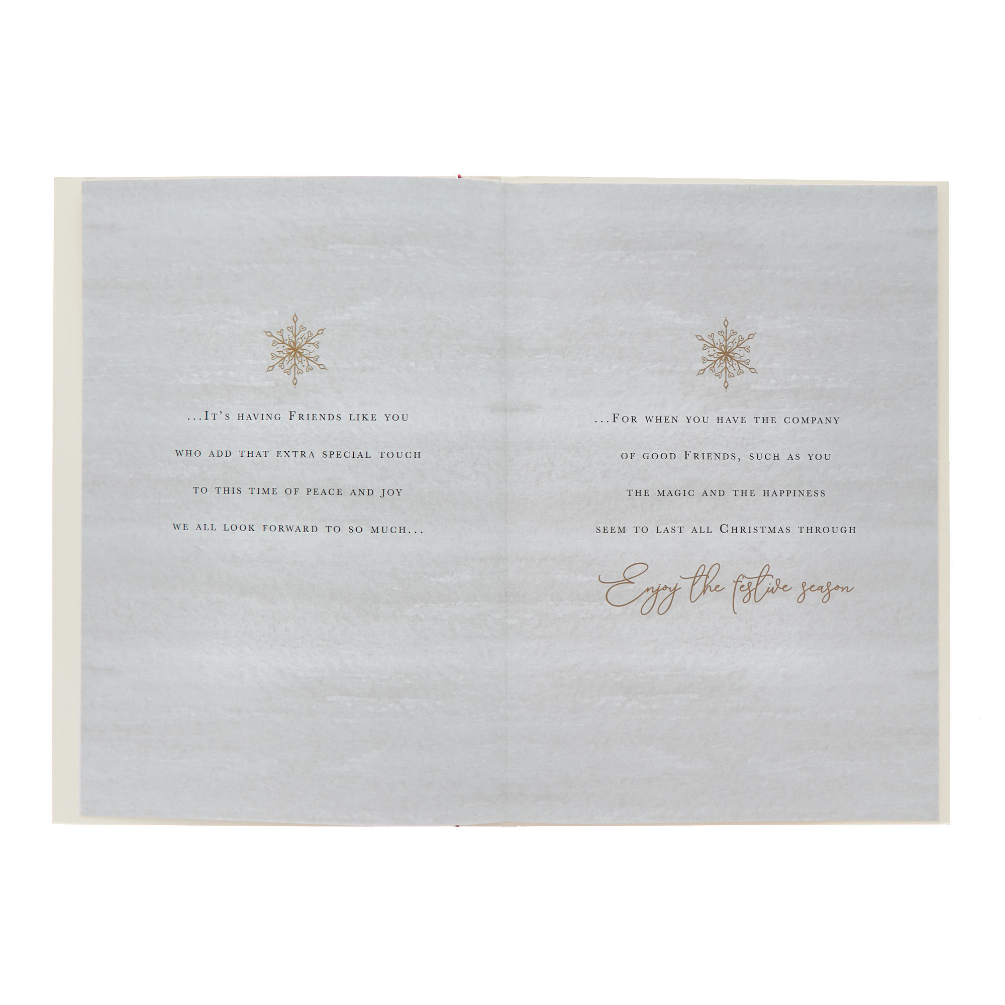 Friends May Your Hearts Be Bright Christmas Card