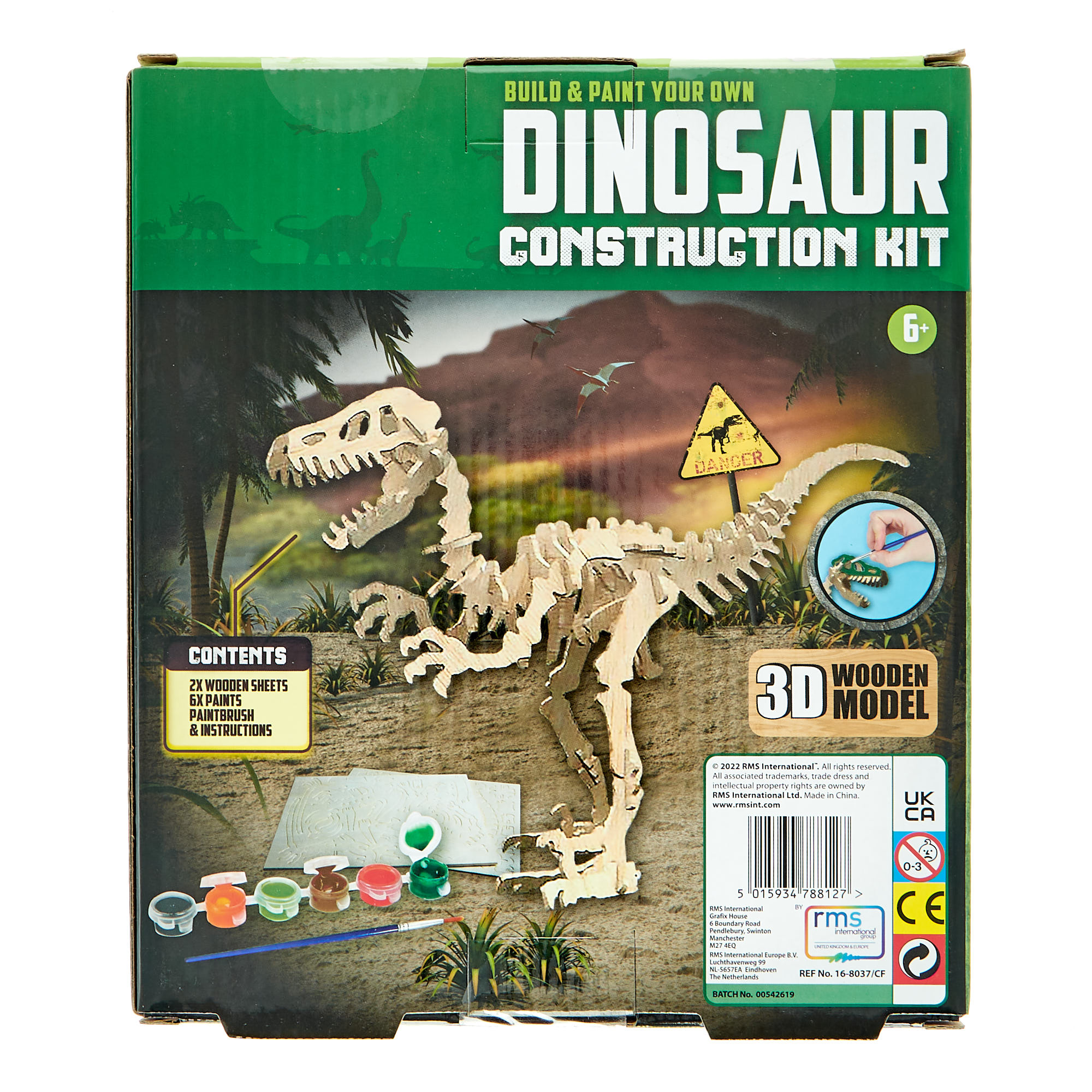 Wooden Dinosaur Construction Kit