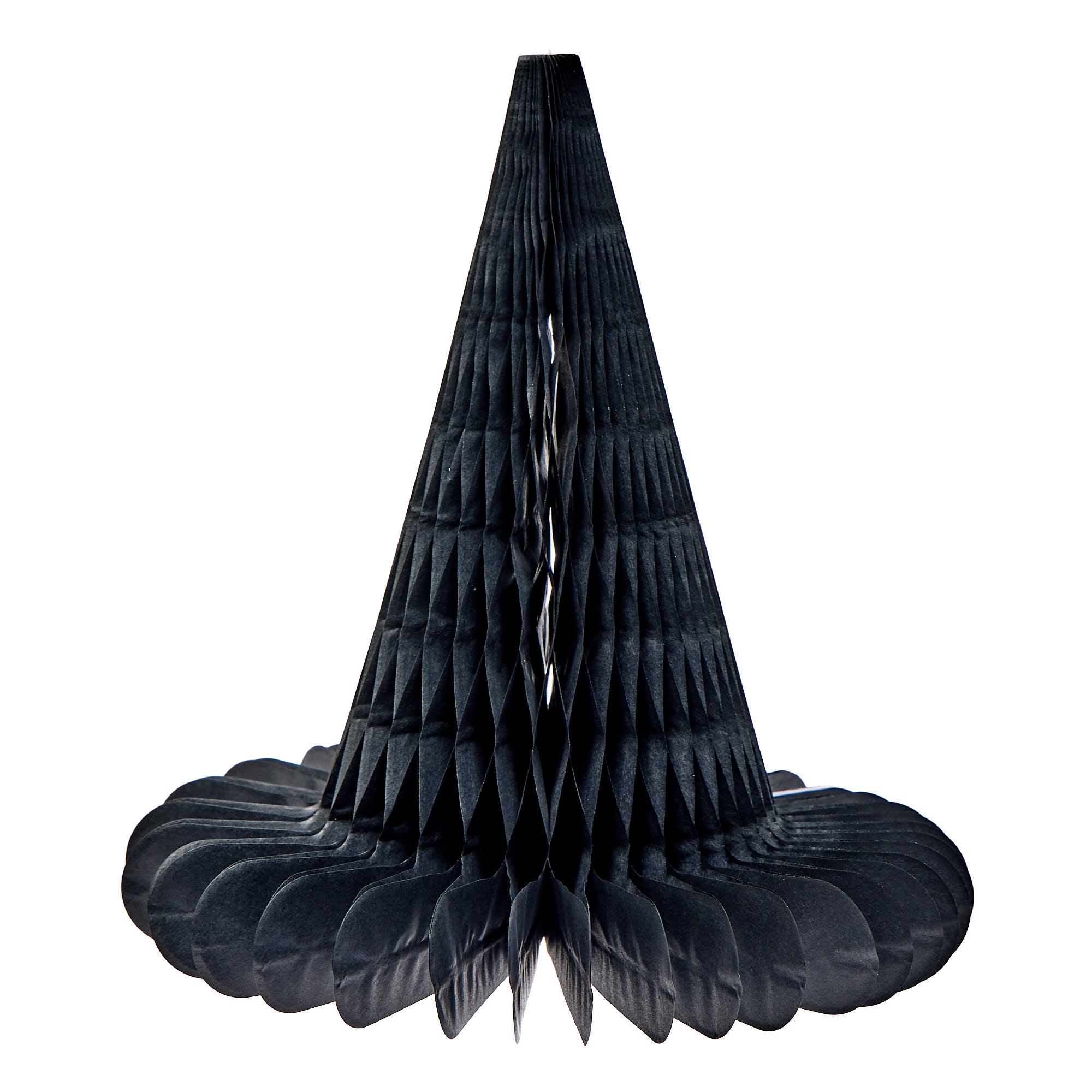 Black Hat Honeycomb Decorations - Pack of 3