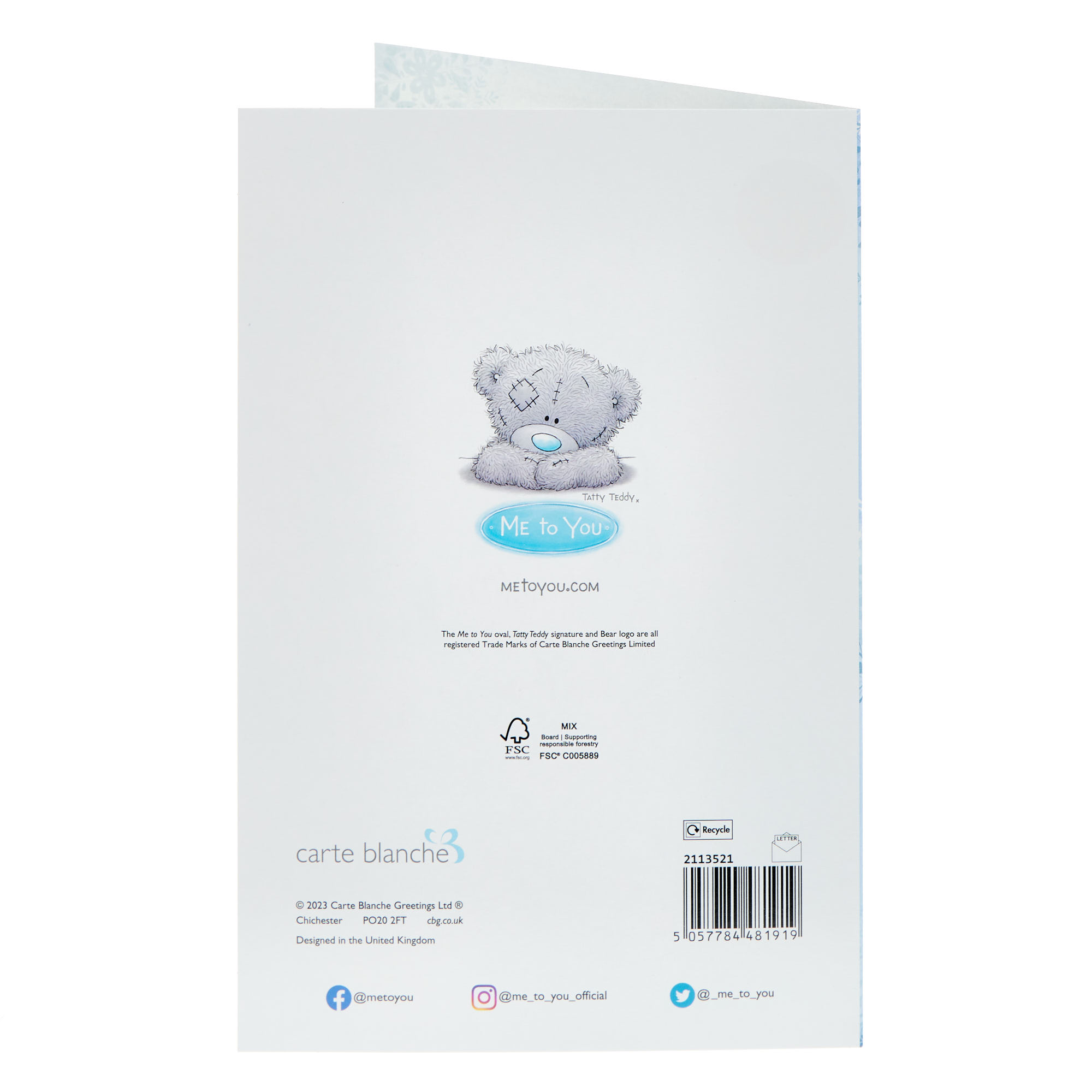 Mum & Dad Me To You Tatty Teddy Christmas Card
