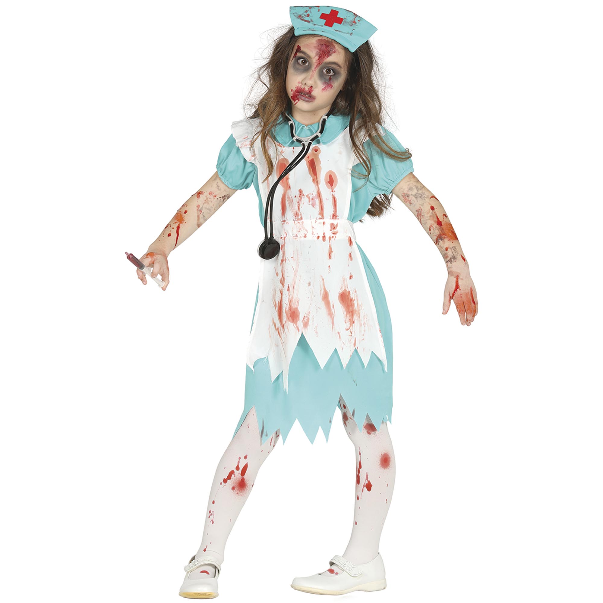 Zombie Nurse Children's Fancy Dress Costume