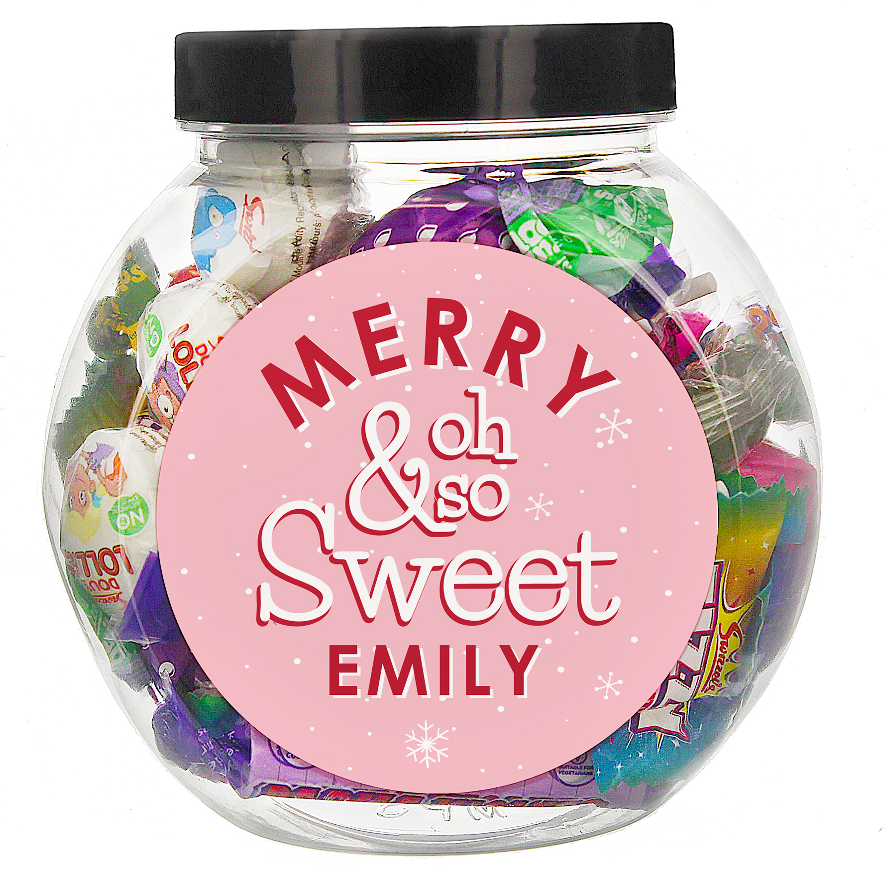 Personalised Merry & Oh So Sweet Jar