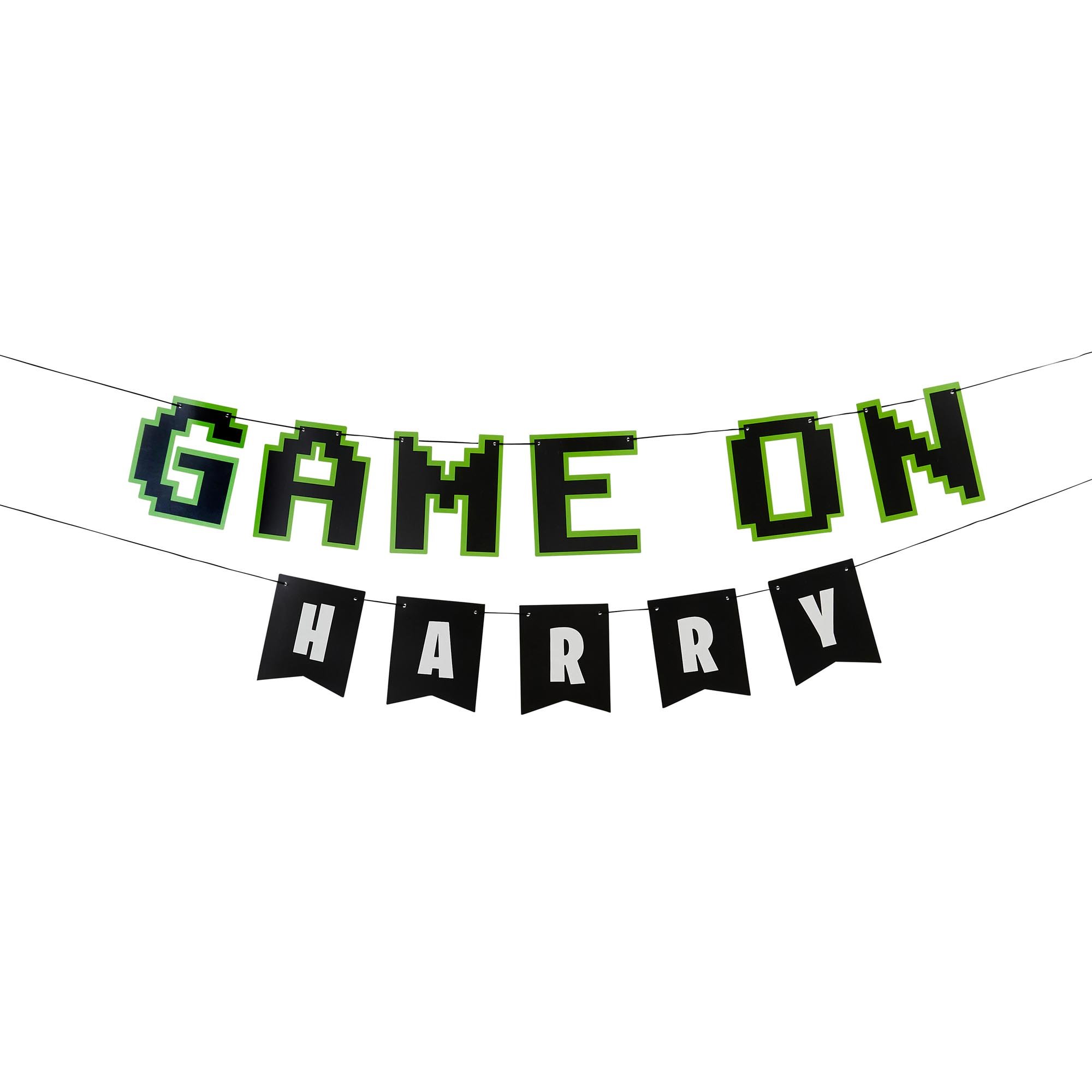 Game On Customisable Card Banner