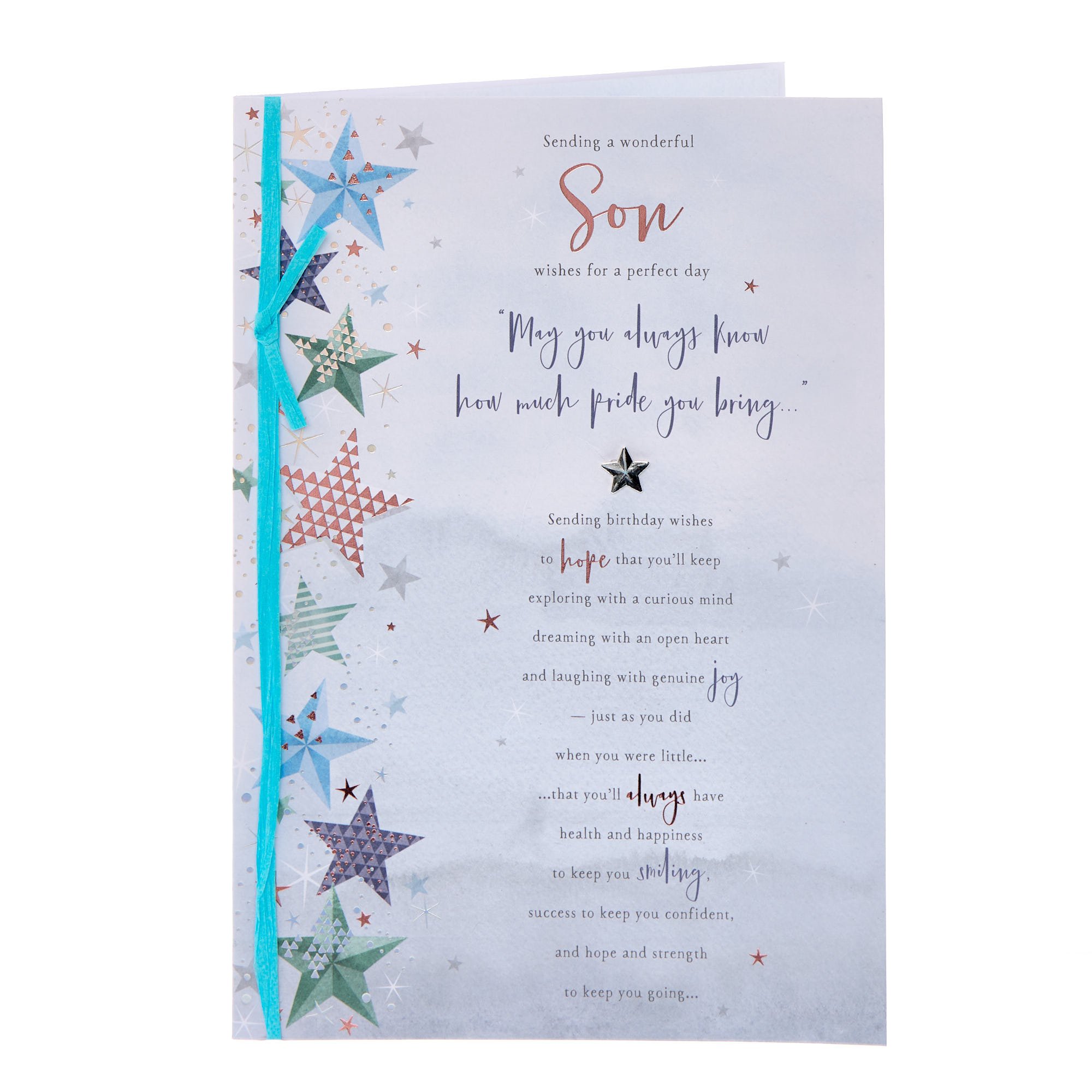 Son Stars & Verse Birthday Card