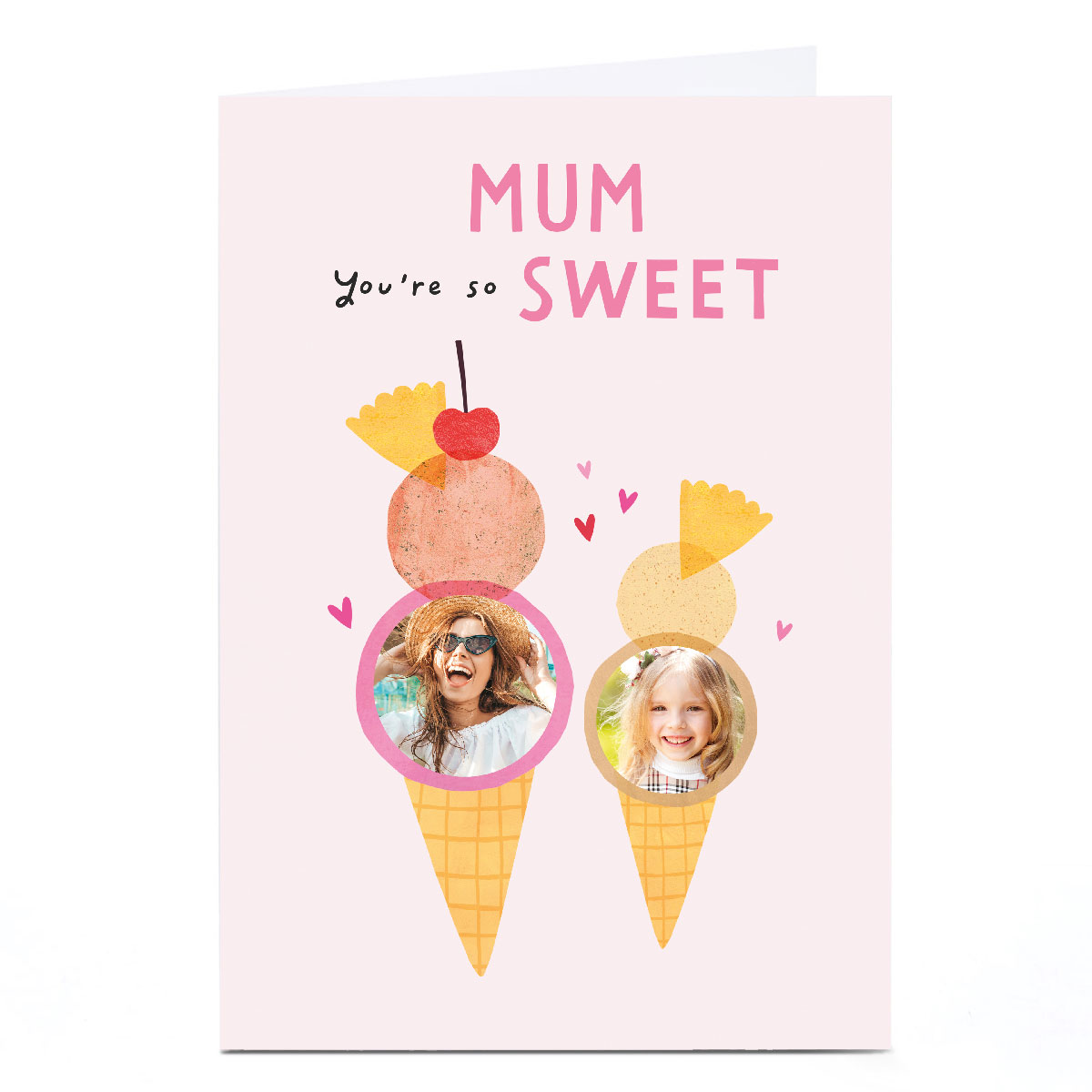 Personalised Lemon & Sugar Mother's Day Card - Mum Ice Cream