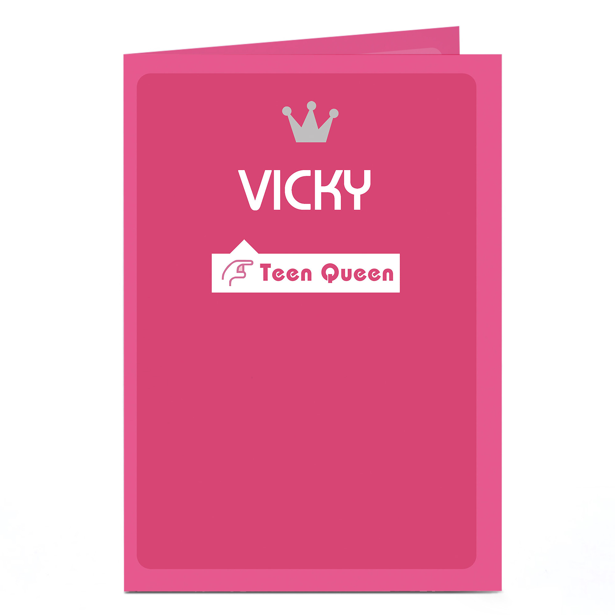 Personalised Card - Teen Queen