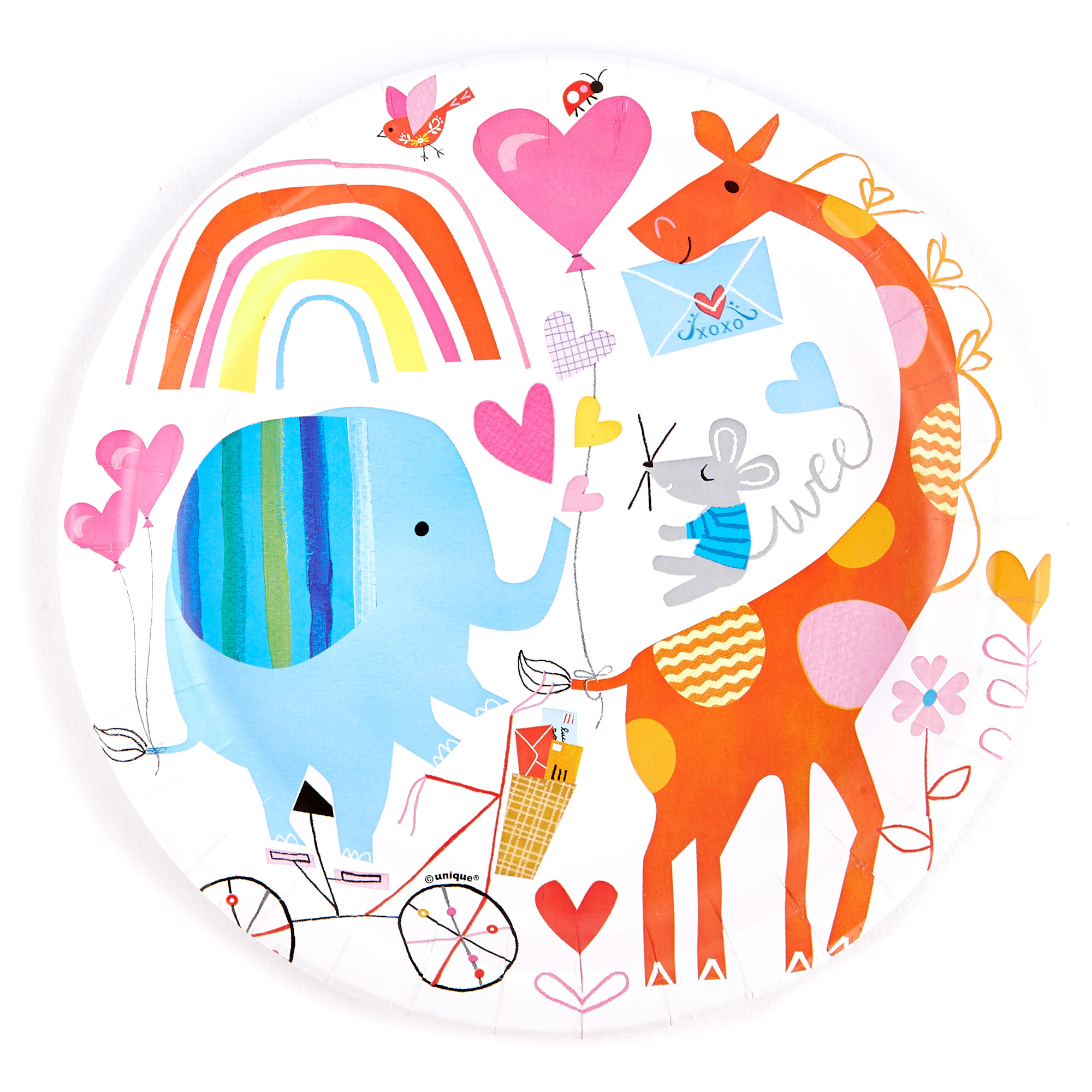 Zoo Baby Party Tableware & Decorations Bundle - 16 Guests