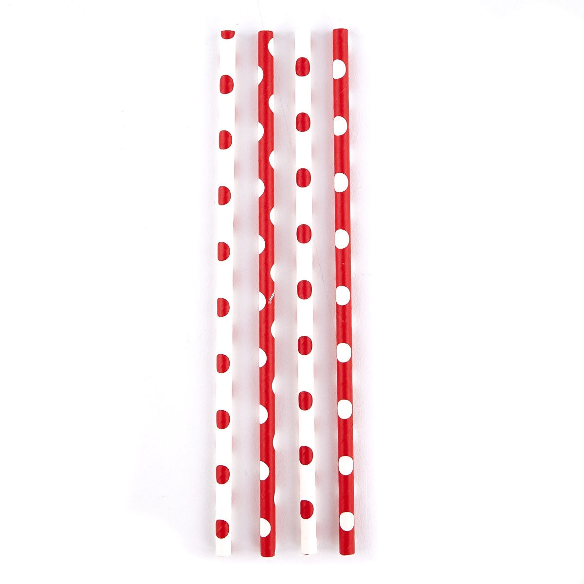 Red Cutlery & Paper Straws Party Kit - 74 Pieces