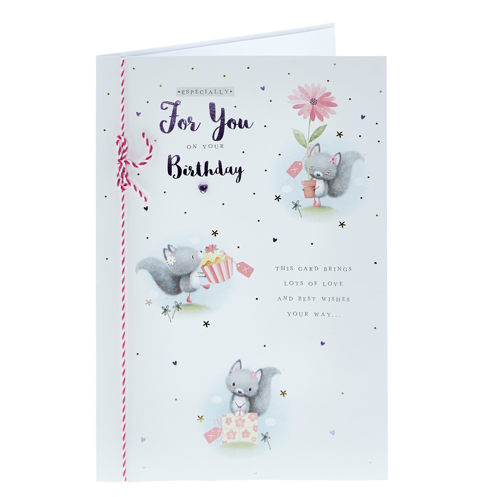 Birthday Card - Especially For You Squirrel 