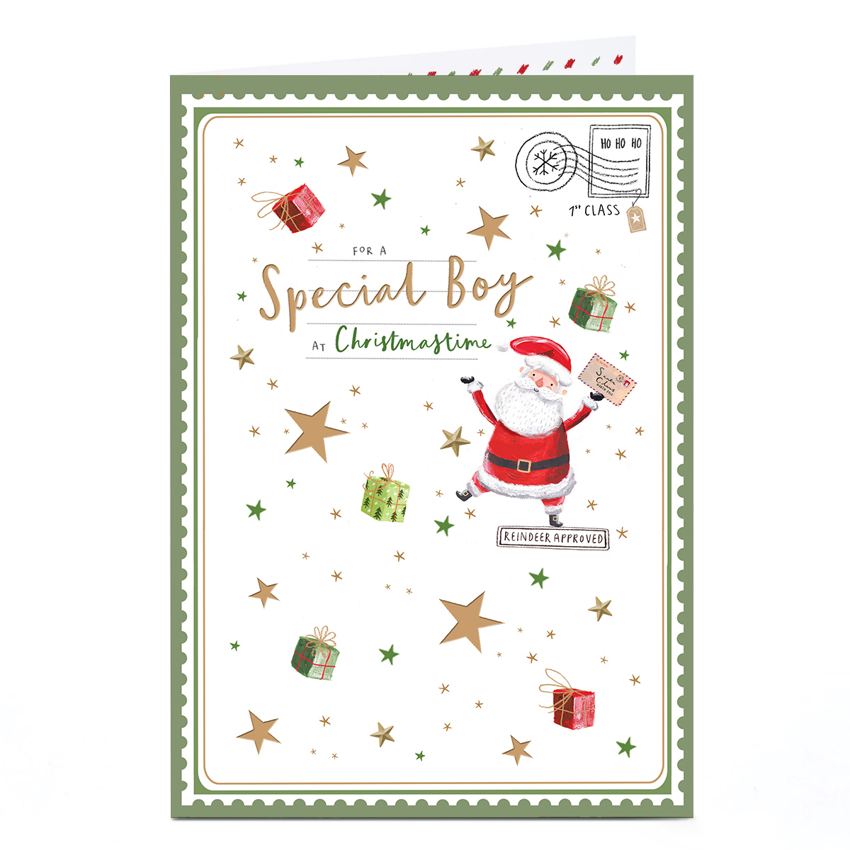 Christmas Card - Letter From Santa, For a Special Boy